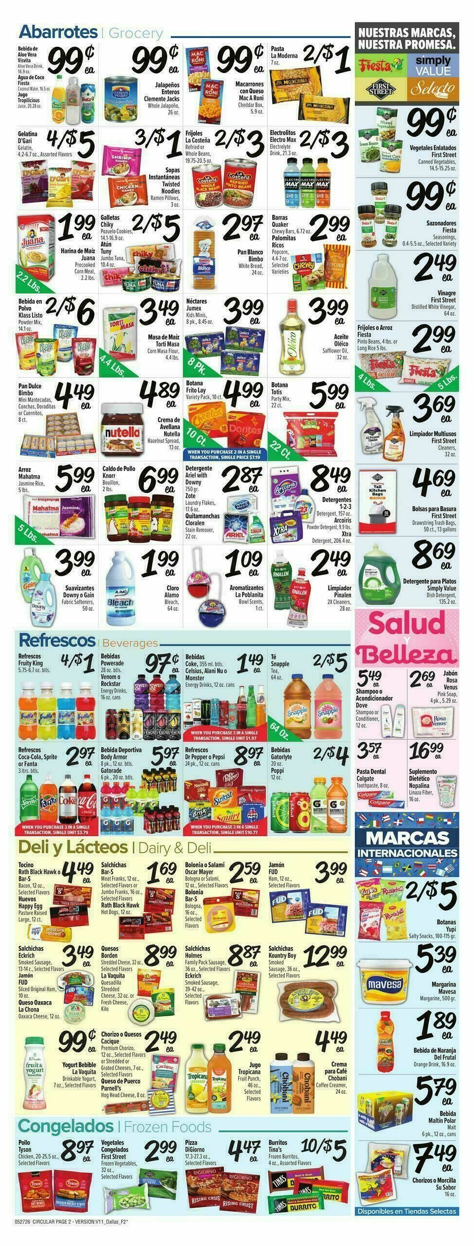 Fiesta Mart Weekly Ad from May 27