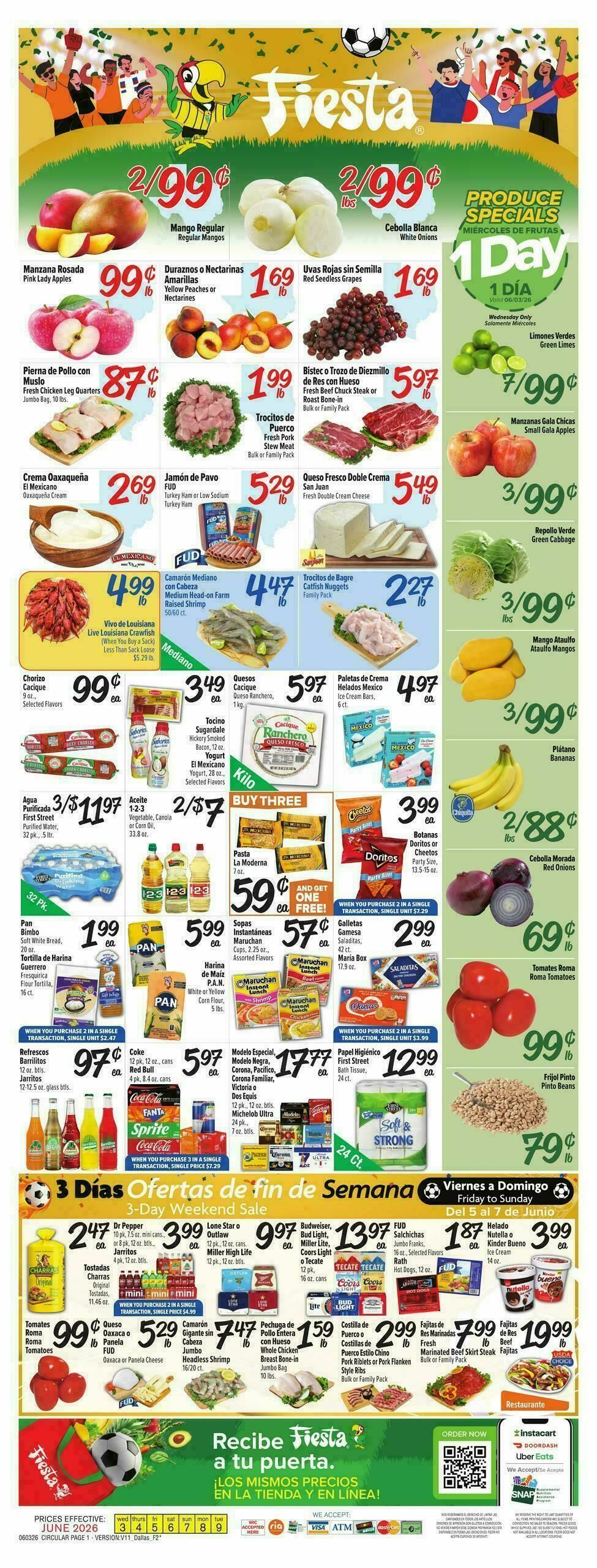 Fiesta Mart Weekly Ad from June 3