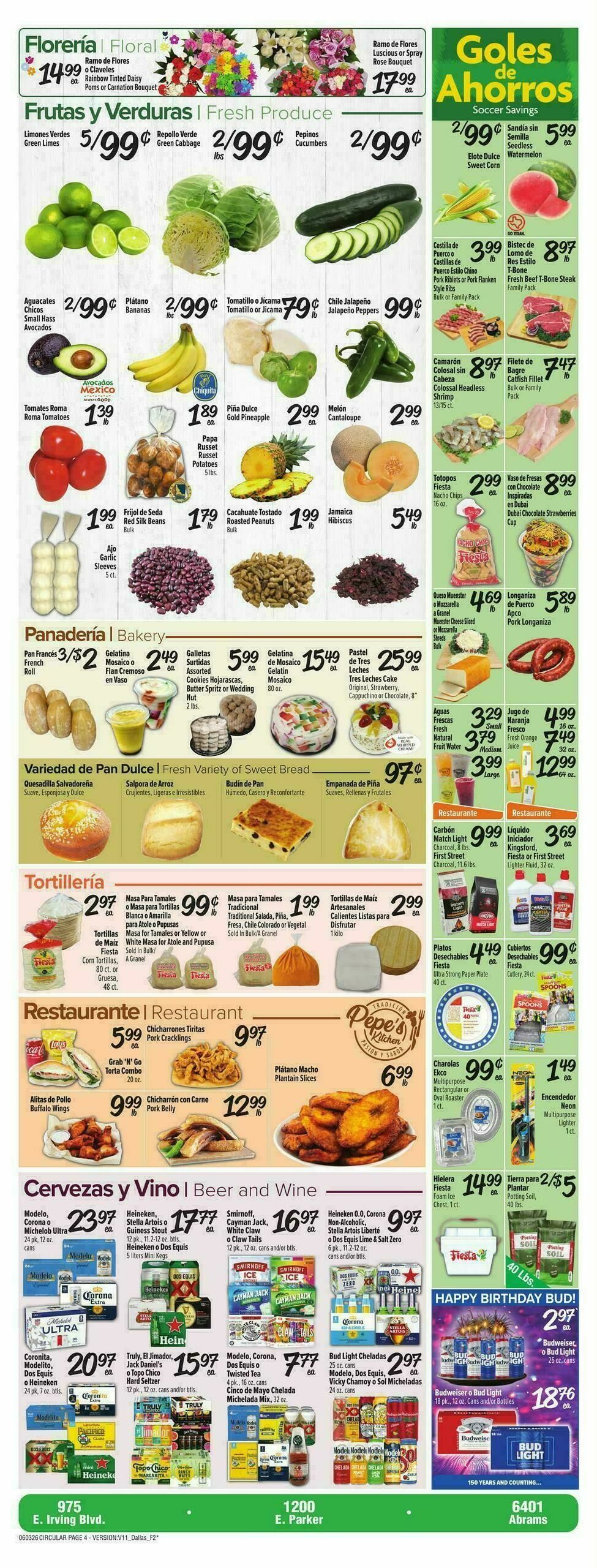 Fiesta Mart Weekly Ad from June 3
