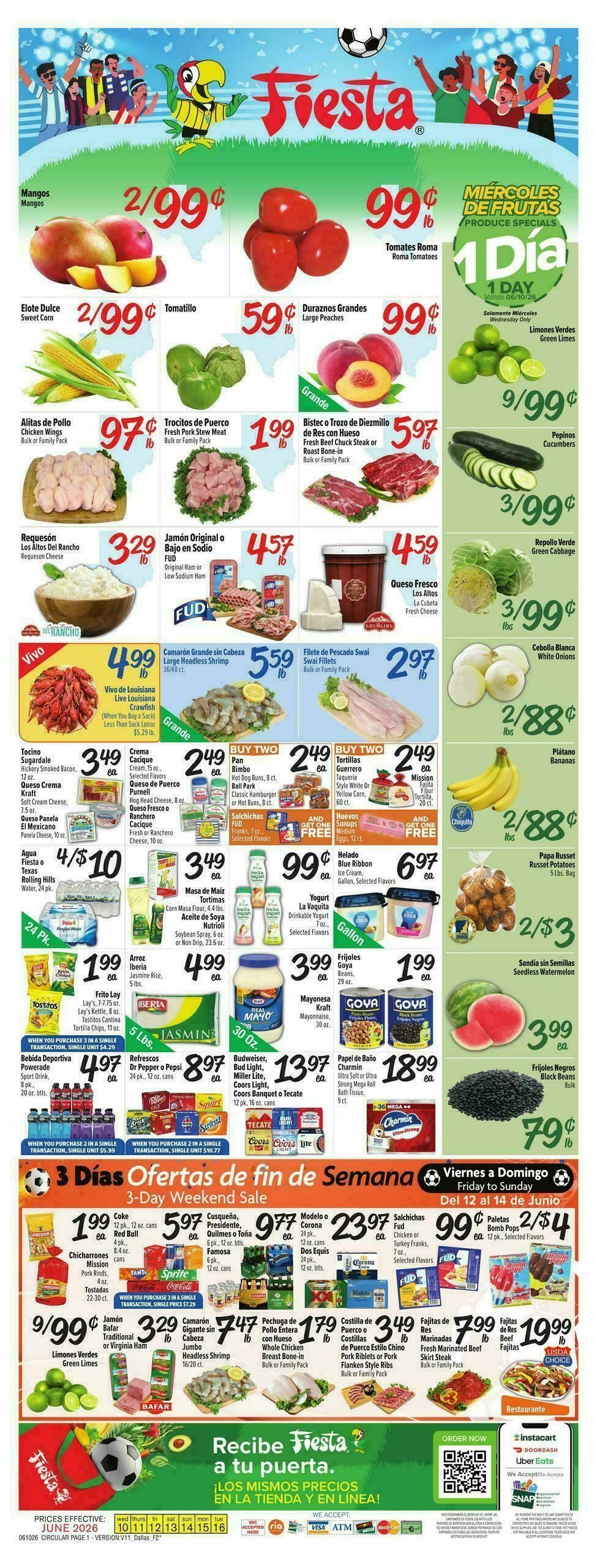 Fiesta Mart Weekly Ad from June 10