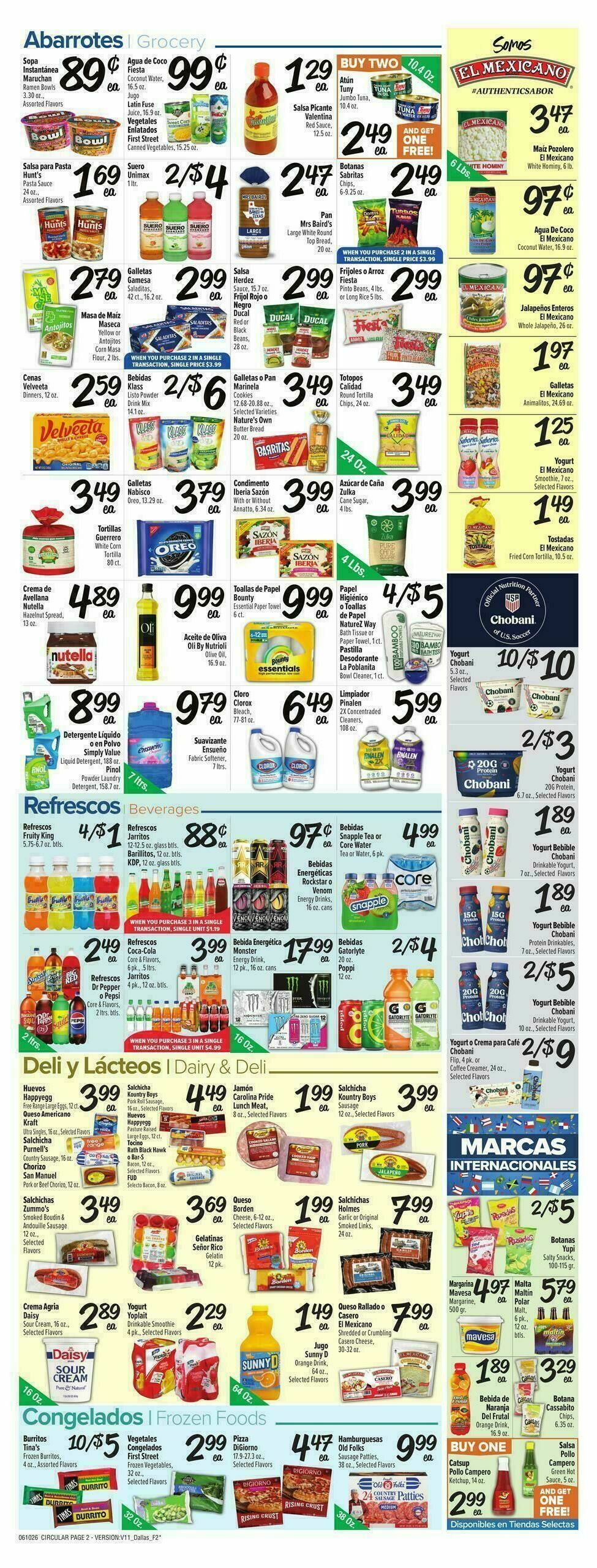 Fiesta Mart Weekly Ad from June 10