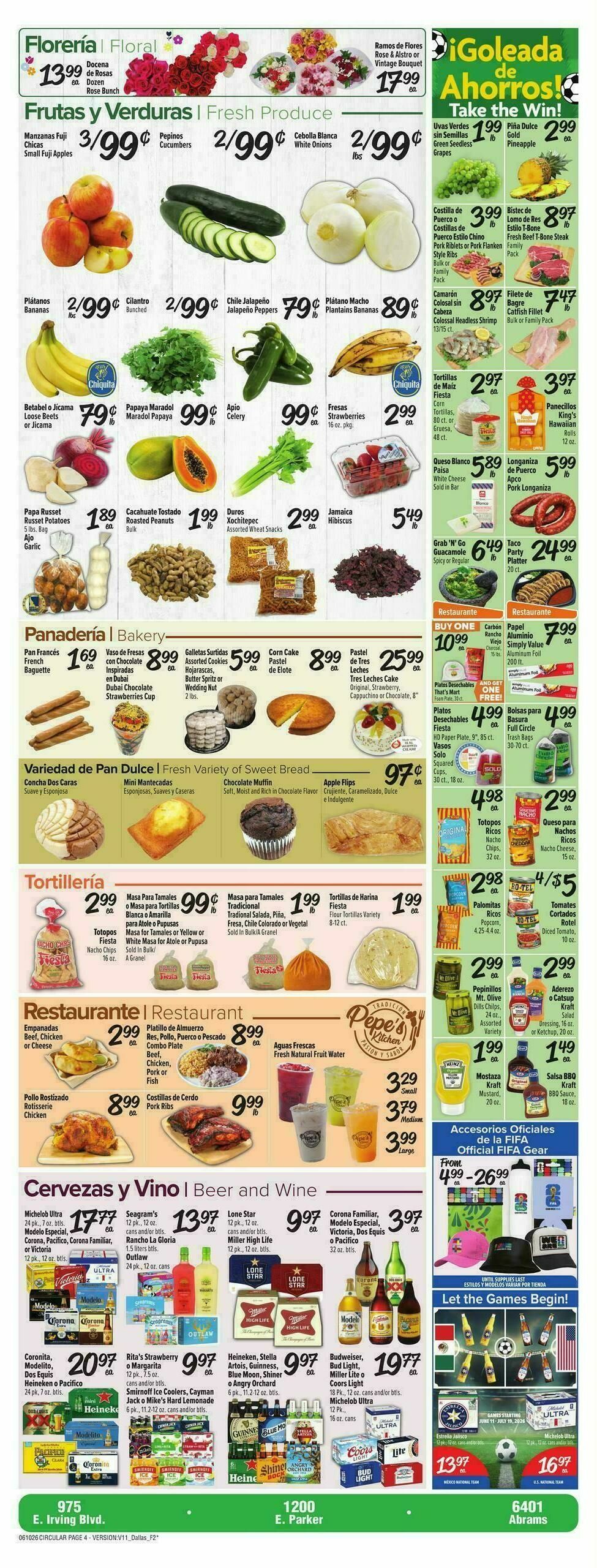 Fiesta Mart Weekly Ad from June 10
