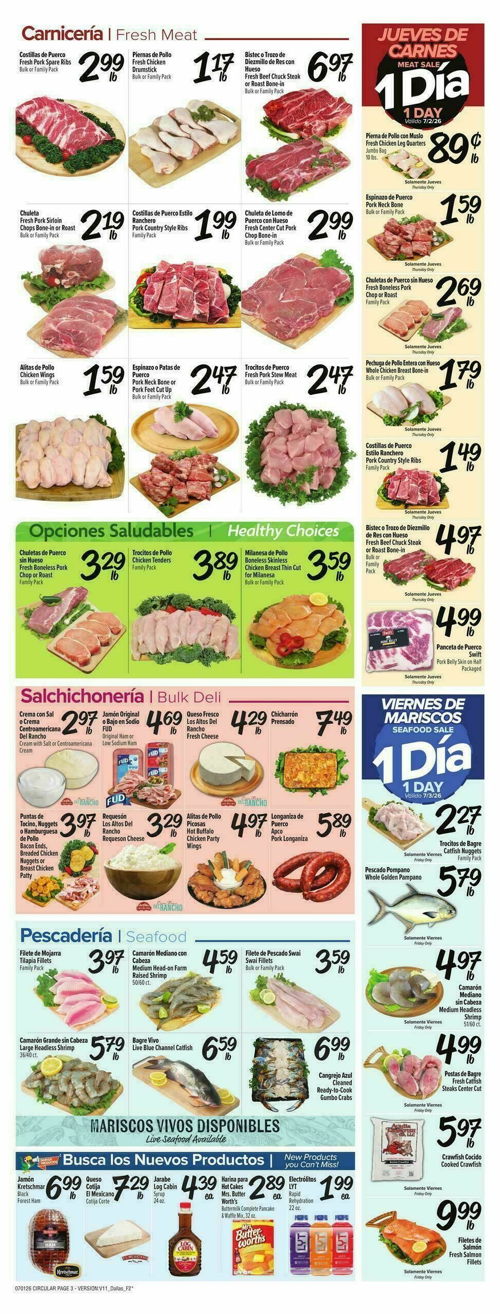 Fiesta Mart Weekly Ad from July 1