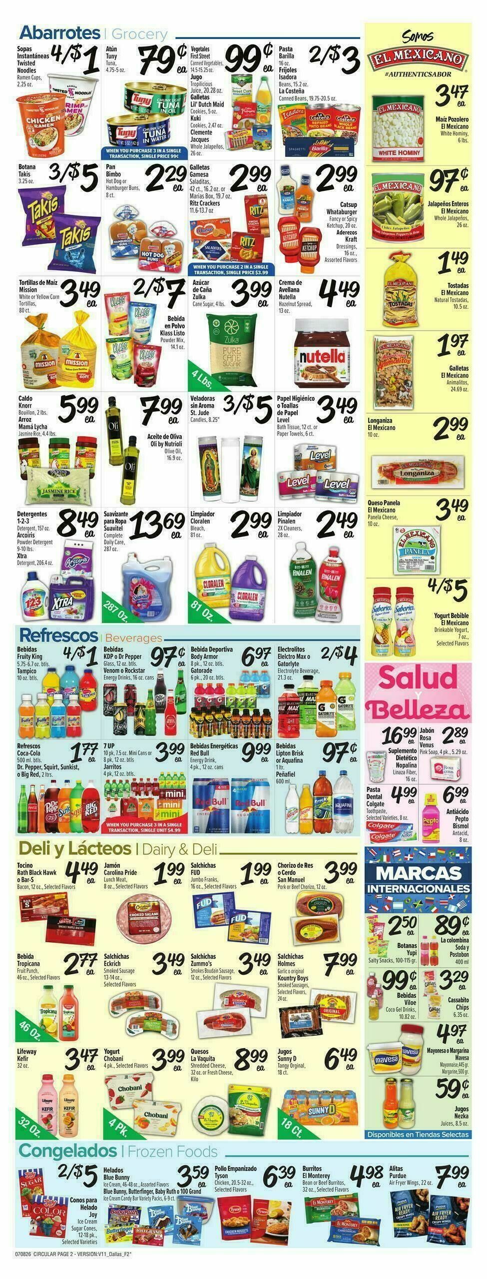 Fiesta Mart Weekly Ad from July 8