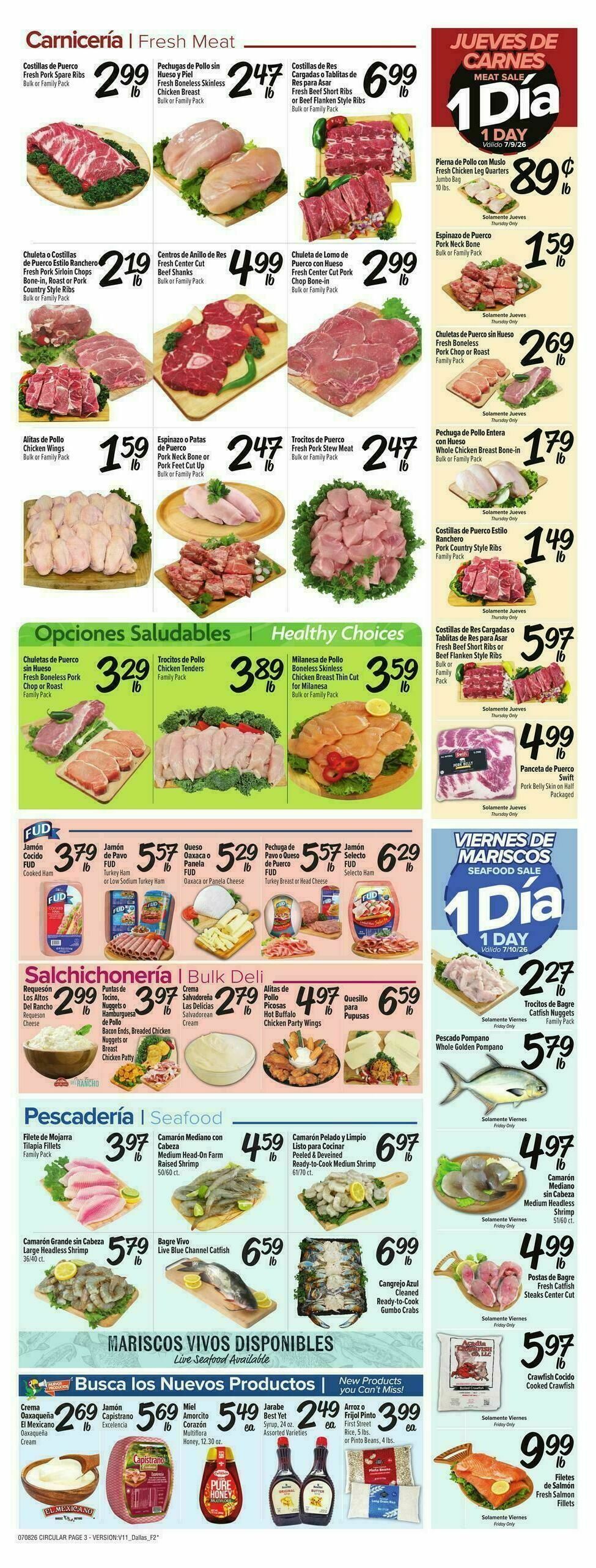 Fiesta Mart Weekly Ad from July 8