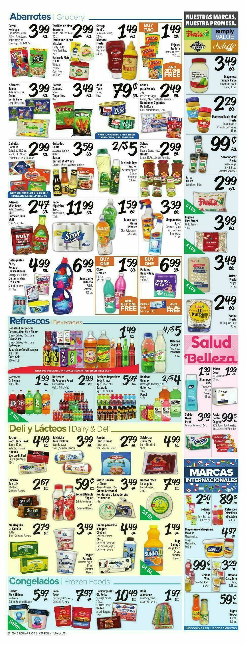 Fiesta Mart Weekly Ad from July 15