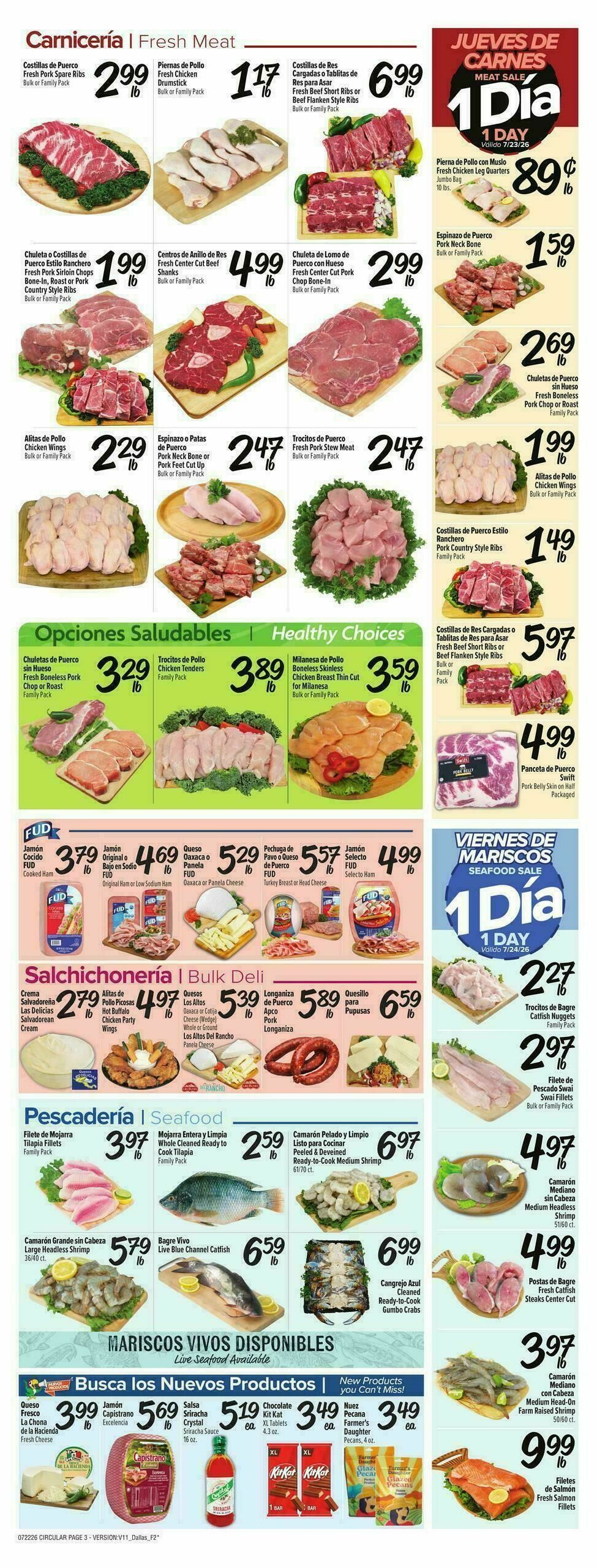 Fiesta Mart Weekly Ad from July 22
