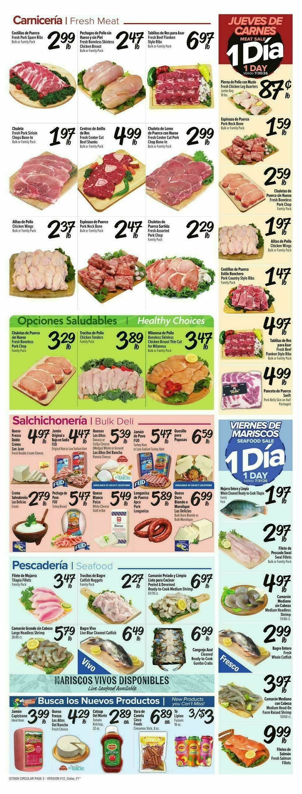 Fiesta Mart Weekly Ad from July 29
