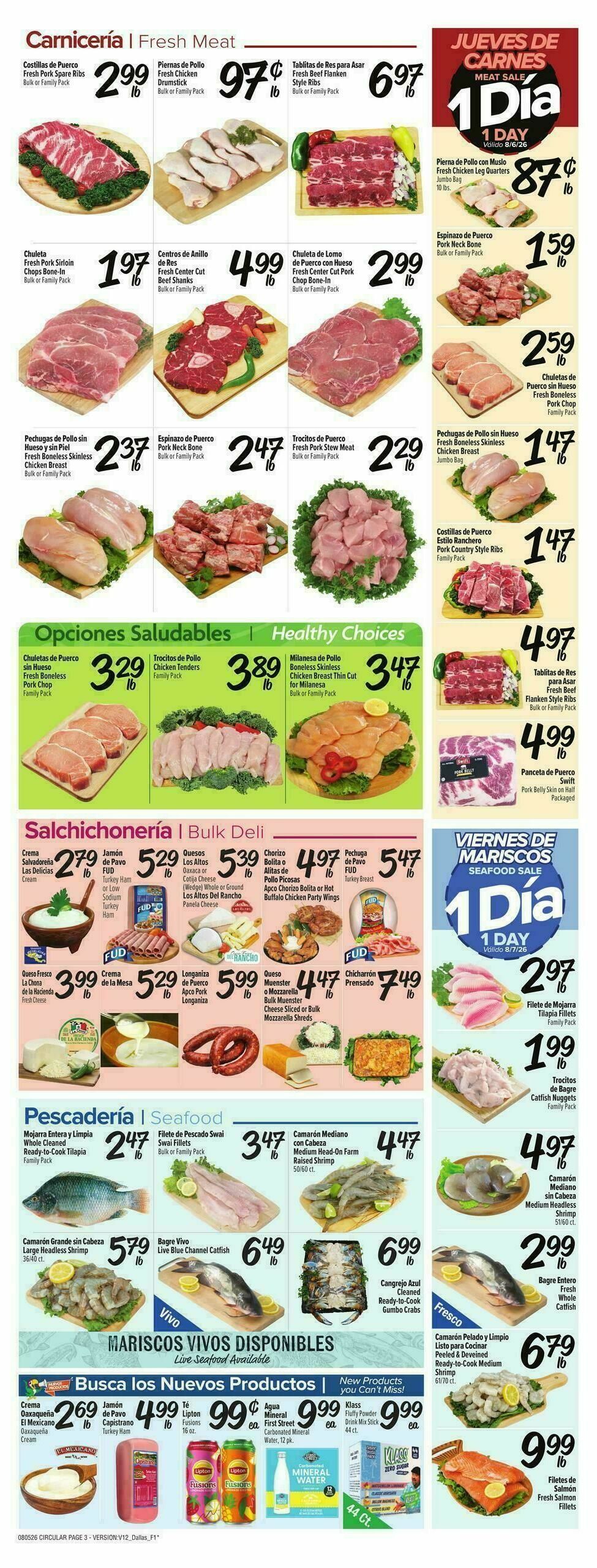 Fiesta Mart Weekly Ad from August 5