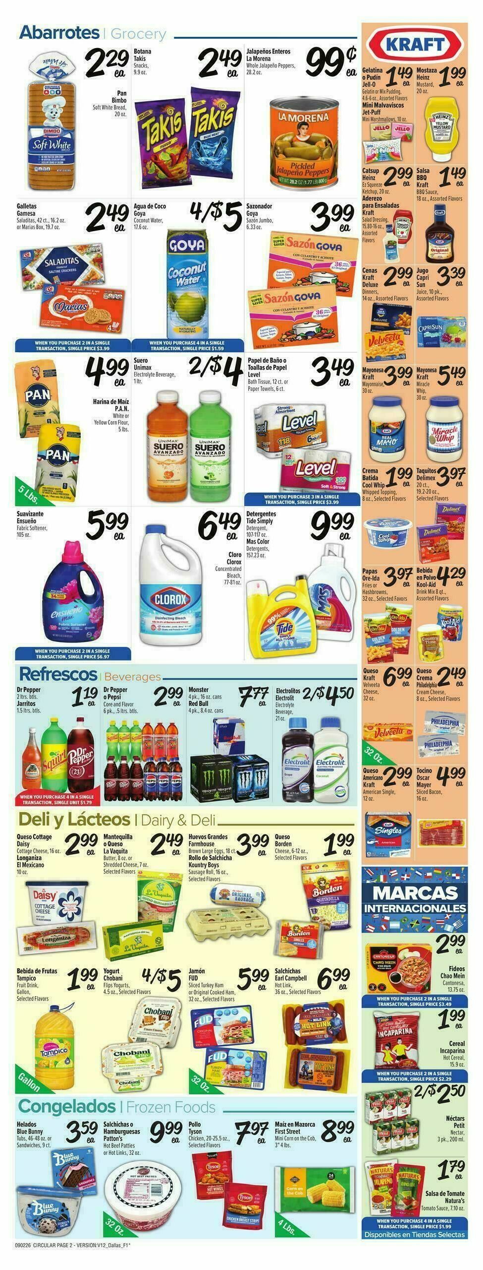 Fiesta Mart Weekly Ad from September 2