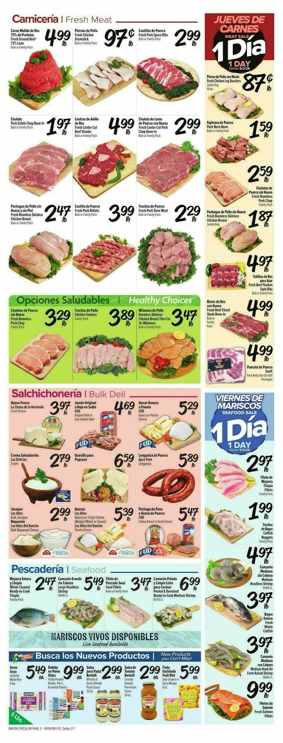 Fiesta Mart Weekly Ad from September 2