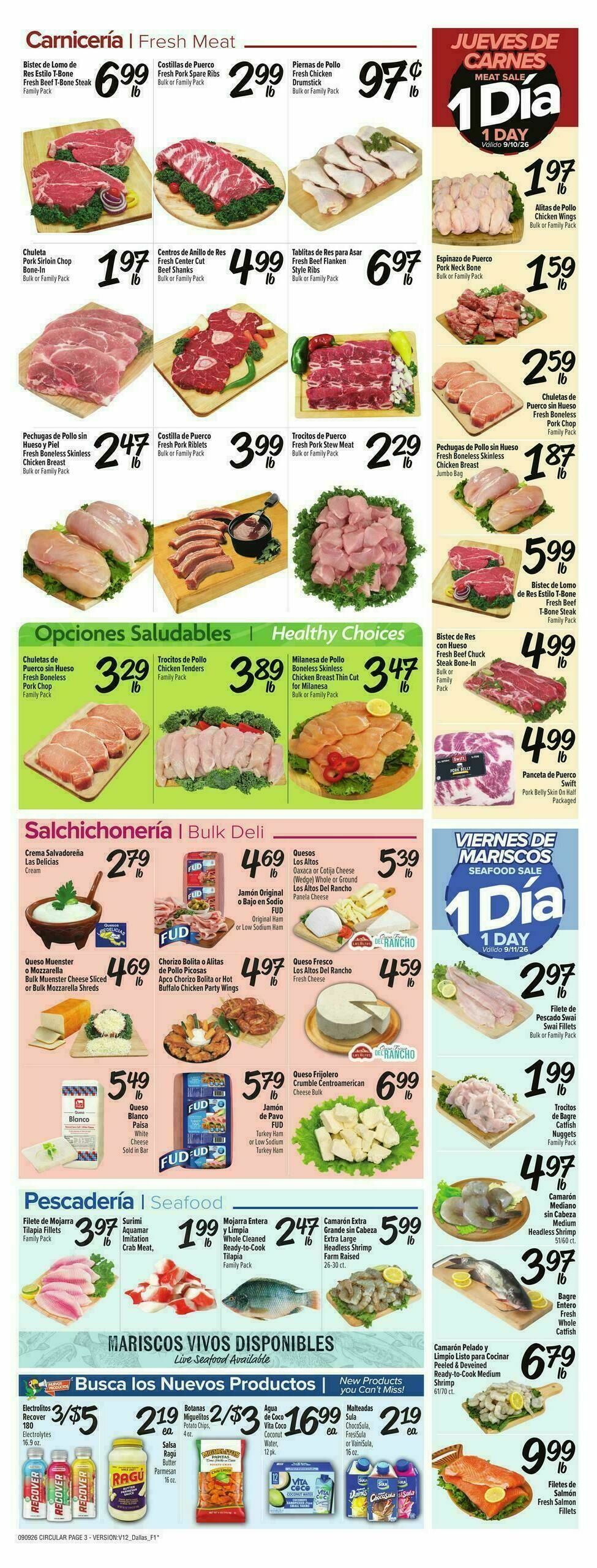 Fiesta Mart Weekly Ad from September 9