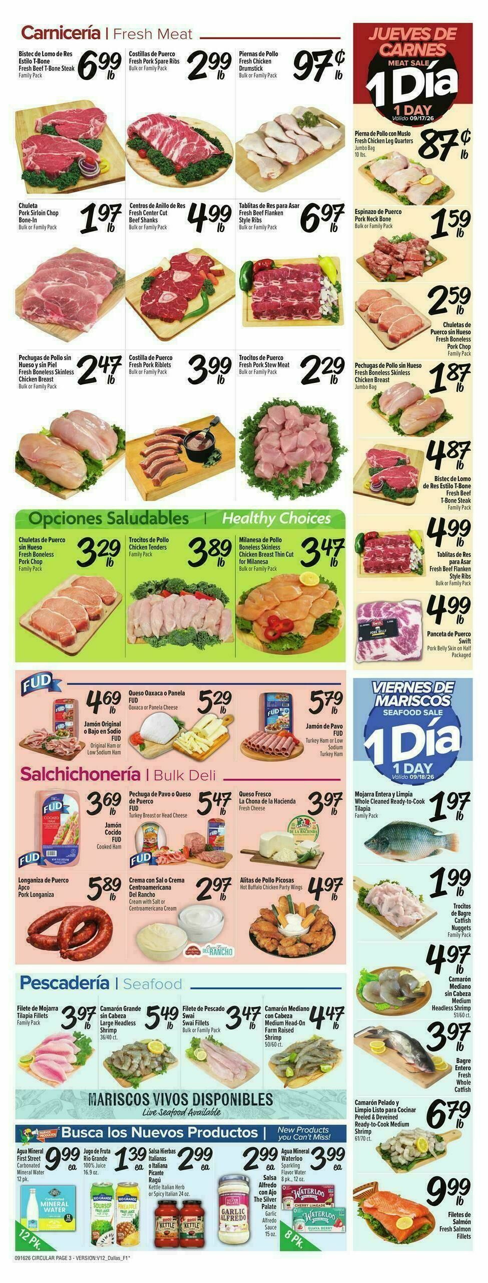 Fiesta Mart Weekly Ad from September 16