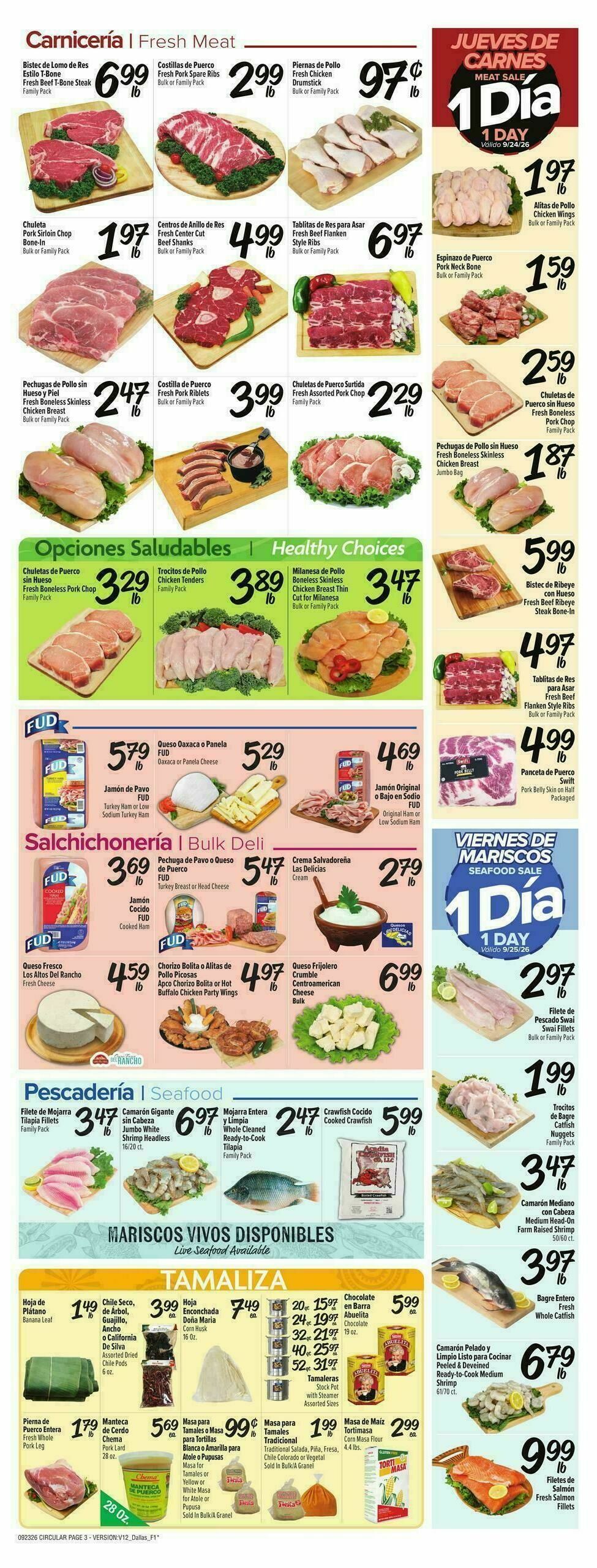 Fiesta Mart Weekly Ad from September 23