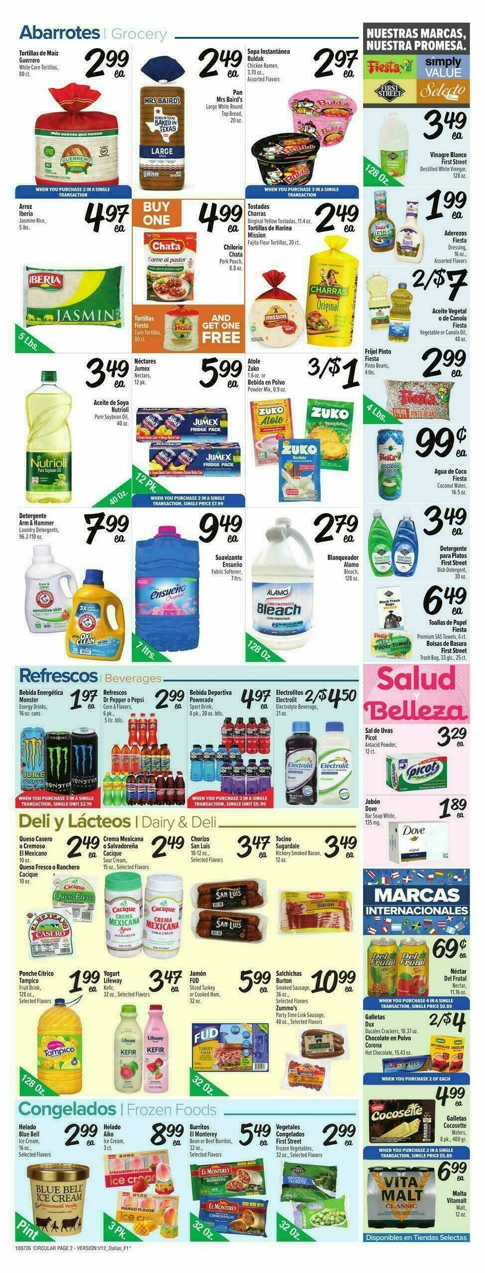 Fiesta Mart Weekly Ad from October 7