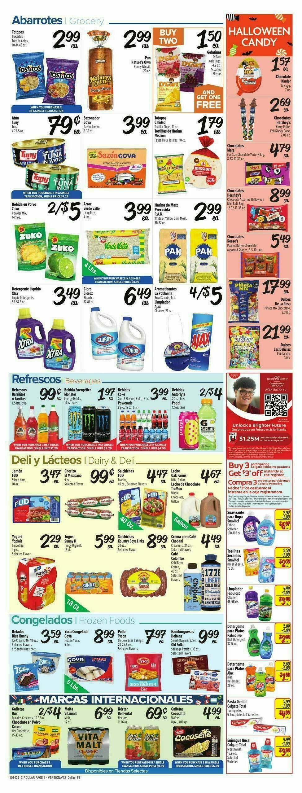 Fiesta Mart Weekly Ad from October 14