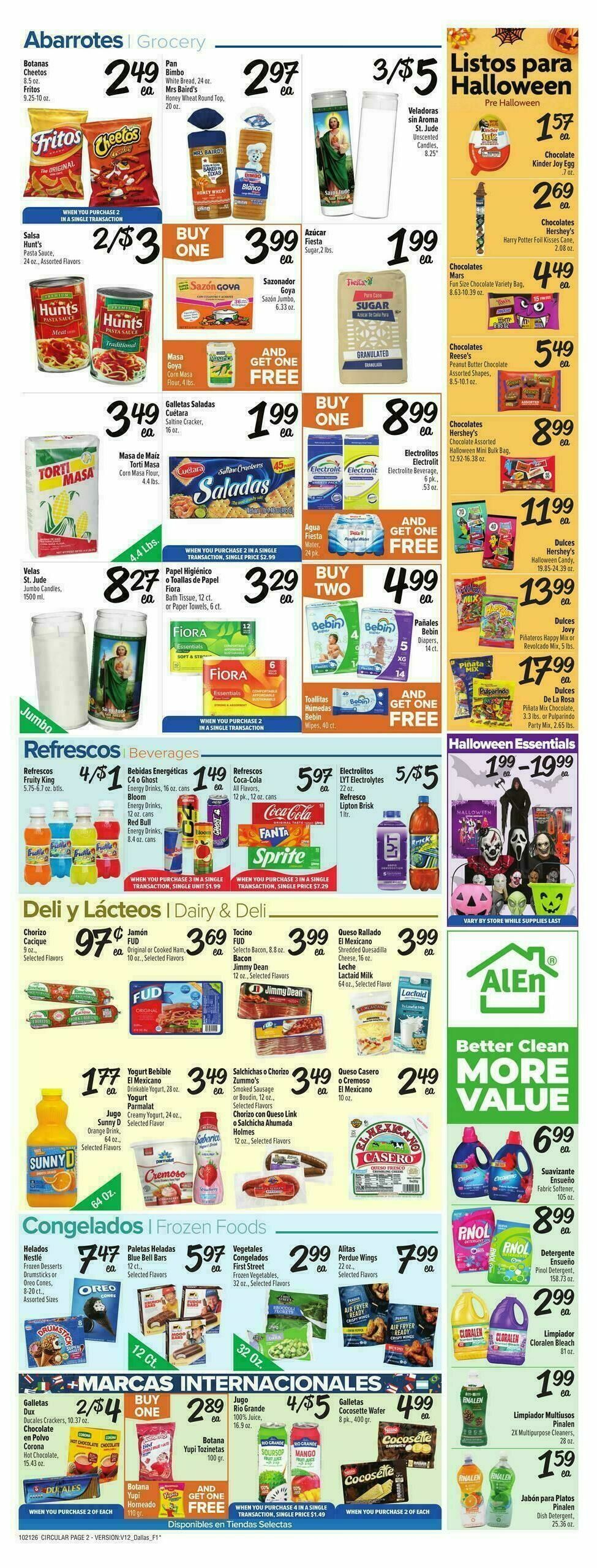 Fiesta Mart Weekly Ad from October 21