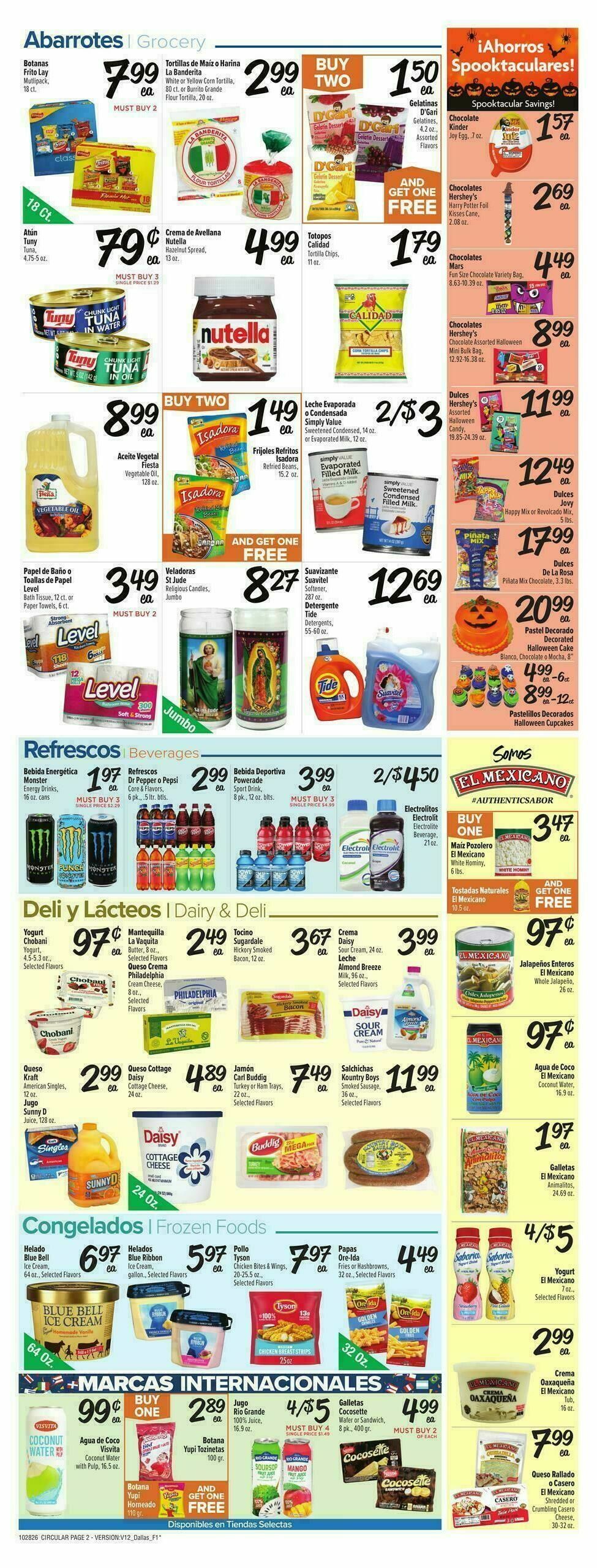 Fiesta Mart Weekly Ad from October 28