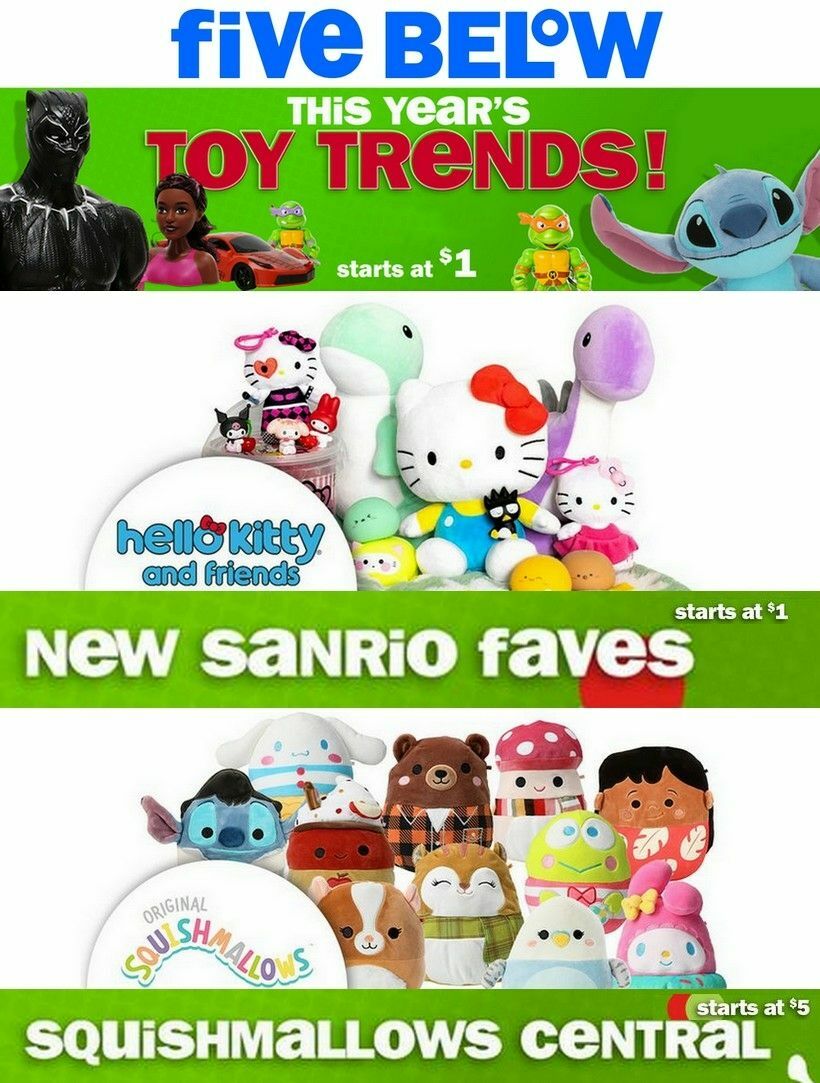 Five Below Weekly Ad from October 25