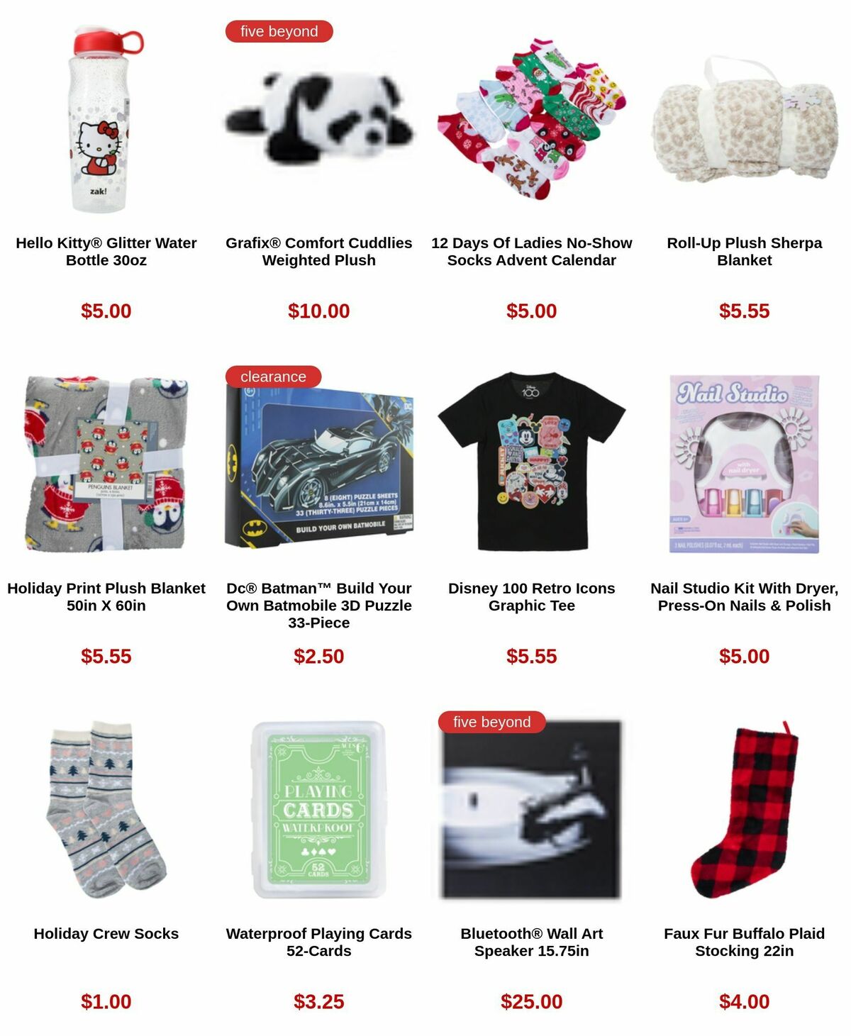 Five Below Black Friday Weekly Ad from November 23