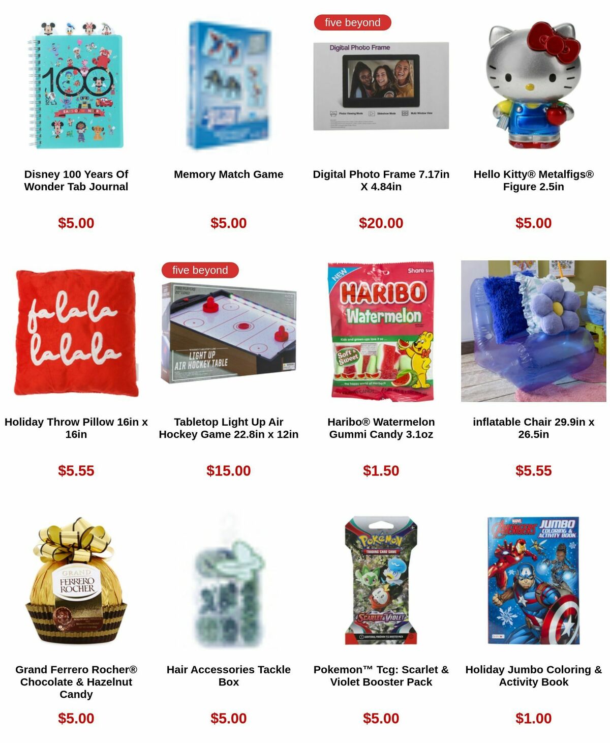 Five Below Black Friday Weekly Ad from November 23