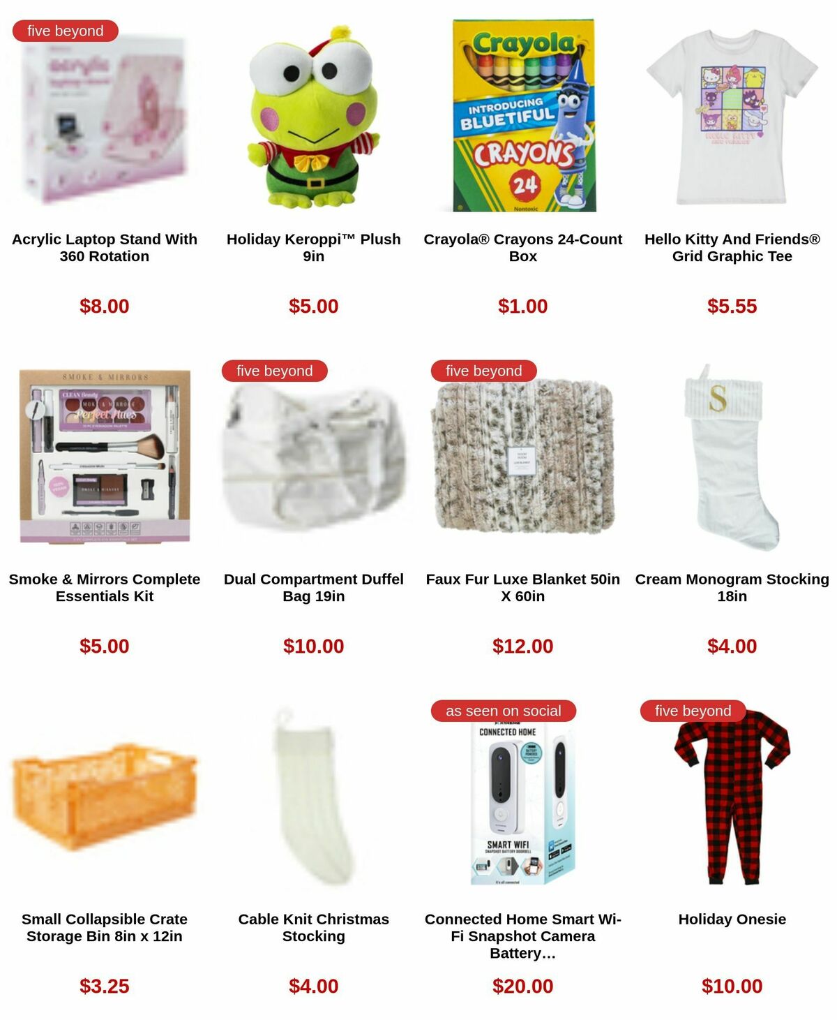 Five Below Black Friday Weekly Ad from November 23
