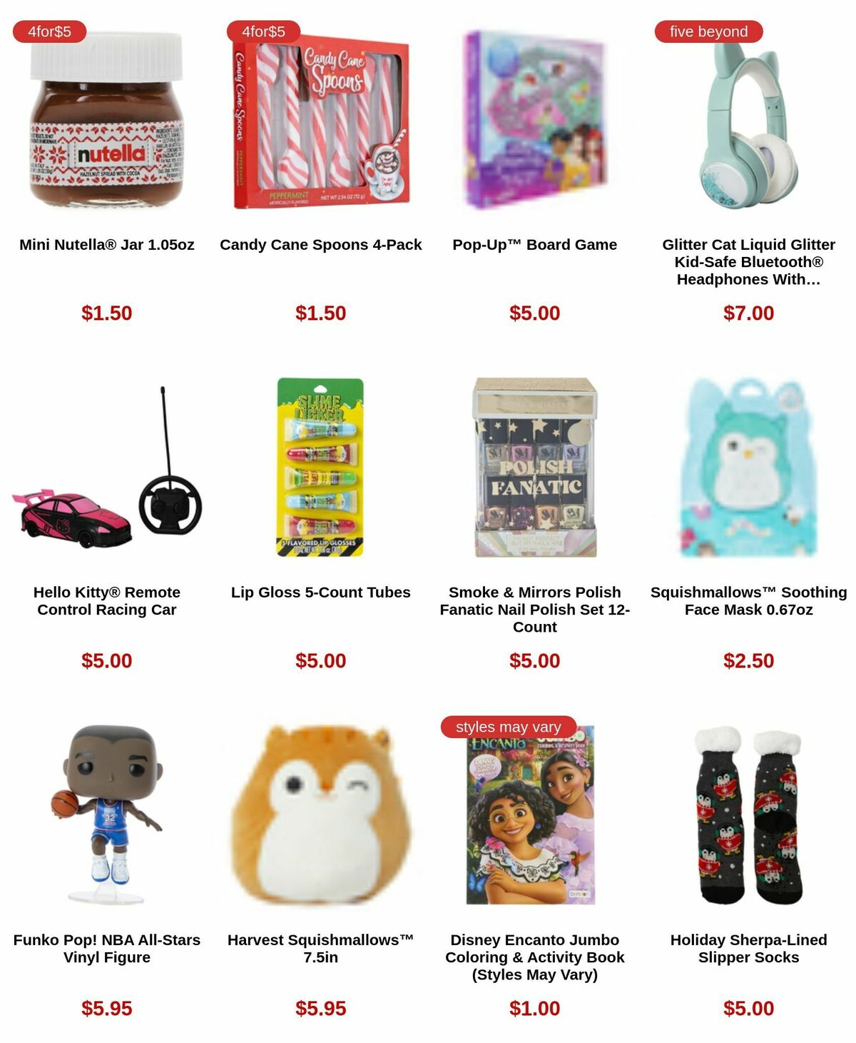 Five Below Black Friday Weekly Ad from November 23