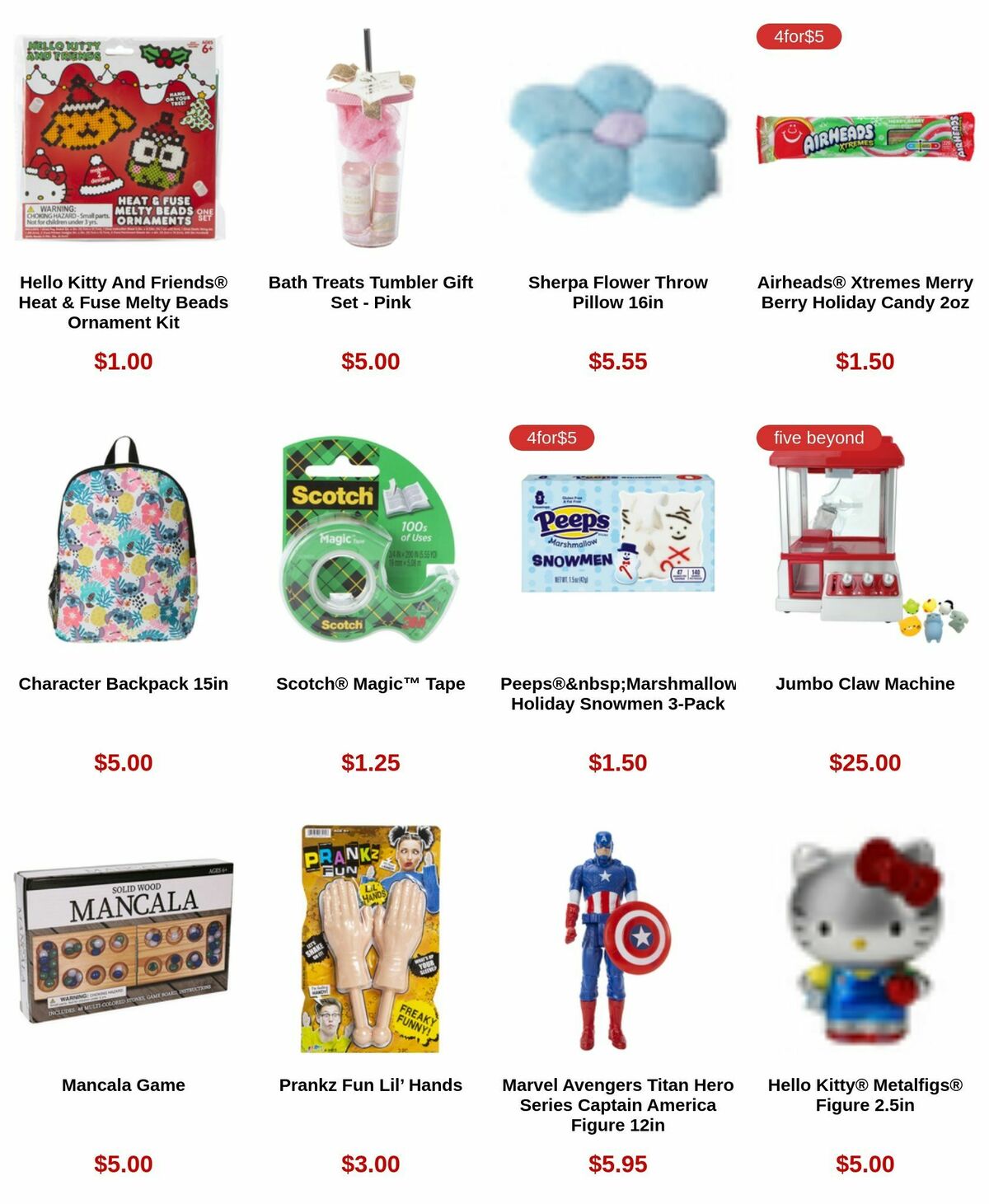 Five Below Weekly Ad from November 23