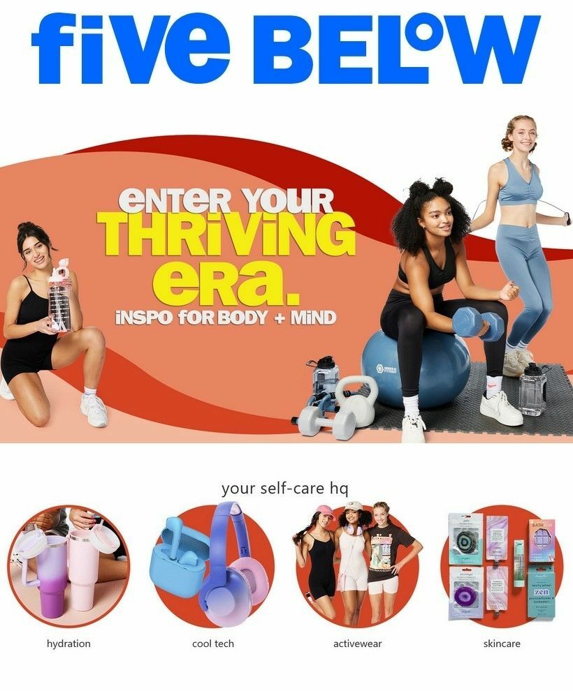 Five Below Weekly Ad from December 26