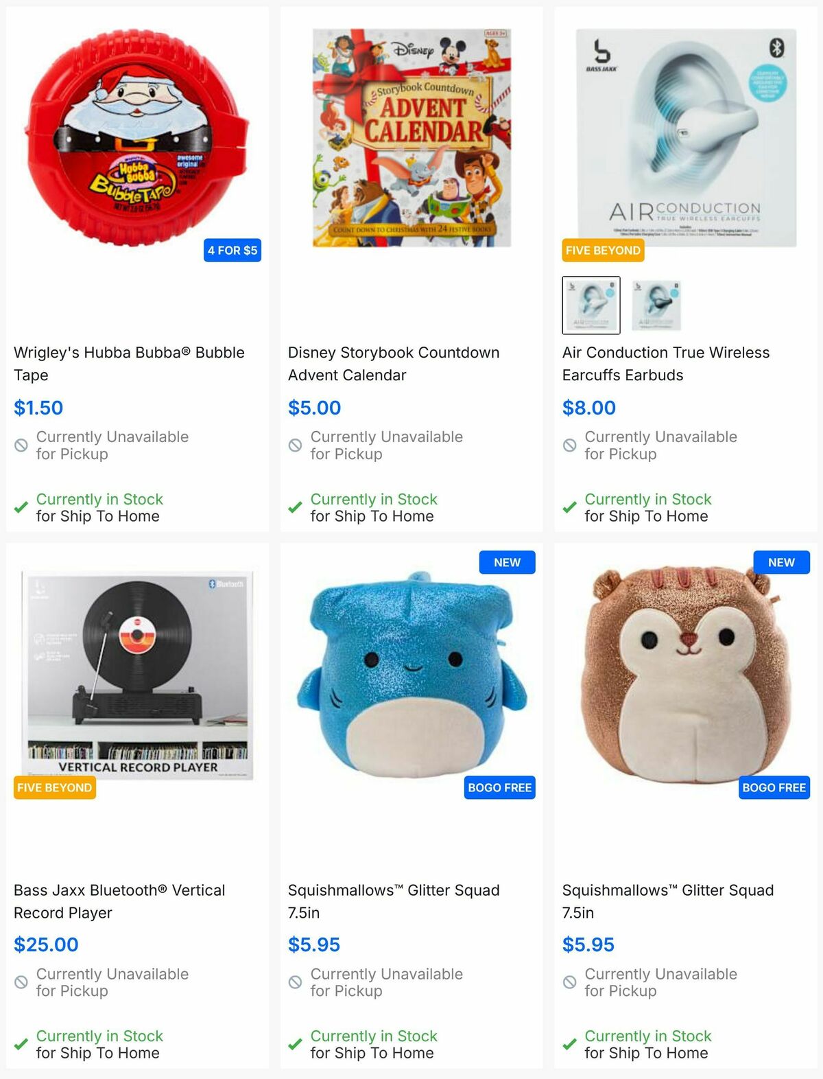 Five Below Weekly Ad from November 30