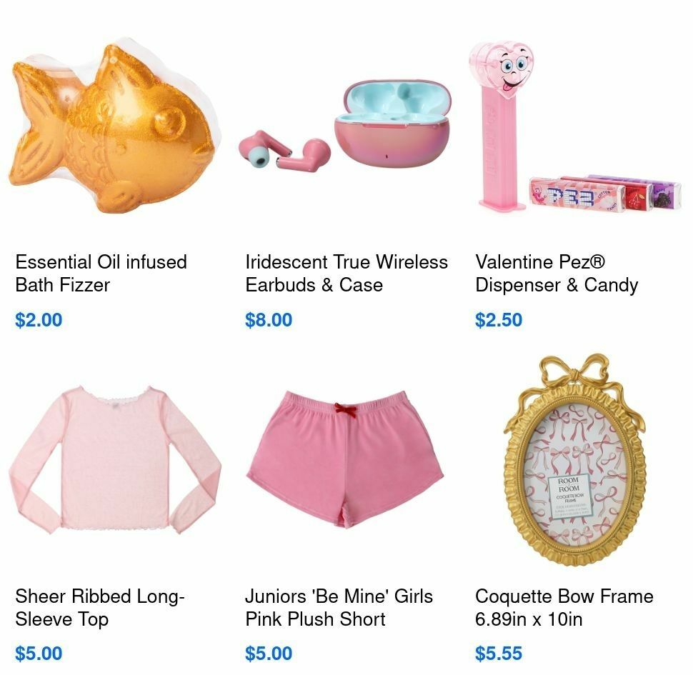 Five Below Valentine's Day Weekly Ad from January 31