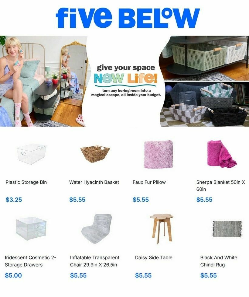 Five Below Weekly Ad from February 1