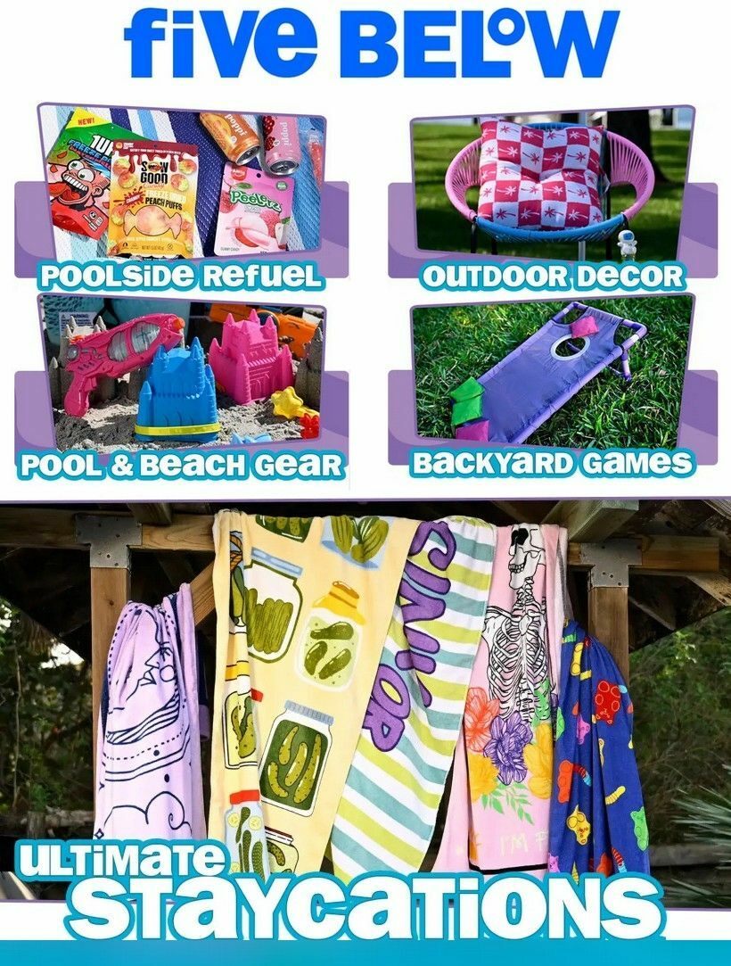 Five Below Weekly Ad from June 9
