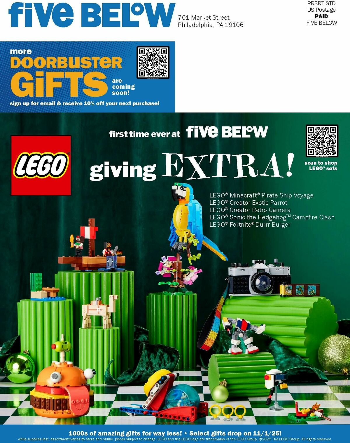 Five Below Weekly Ad from November 1