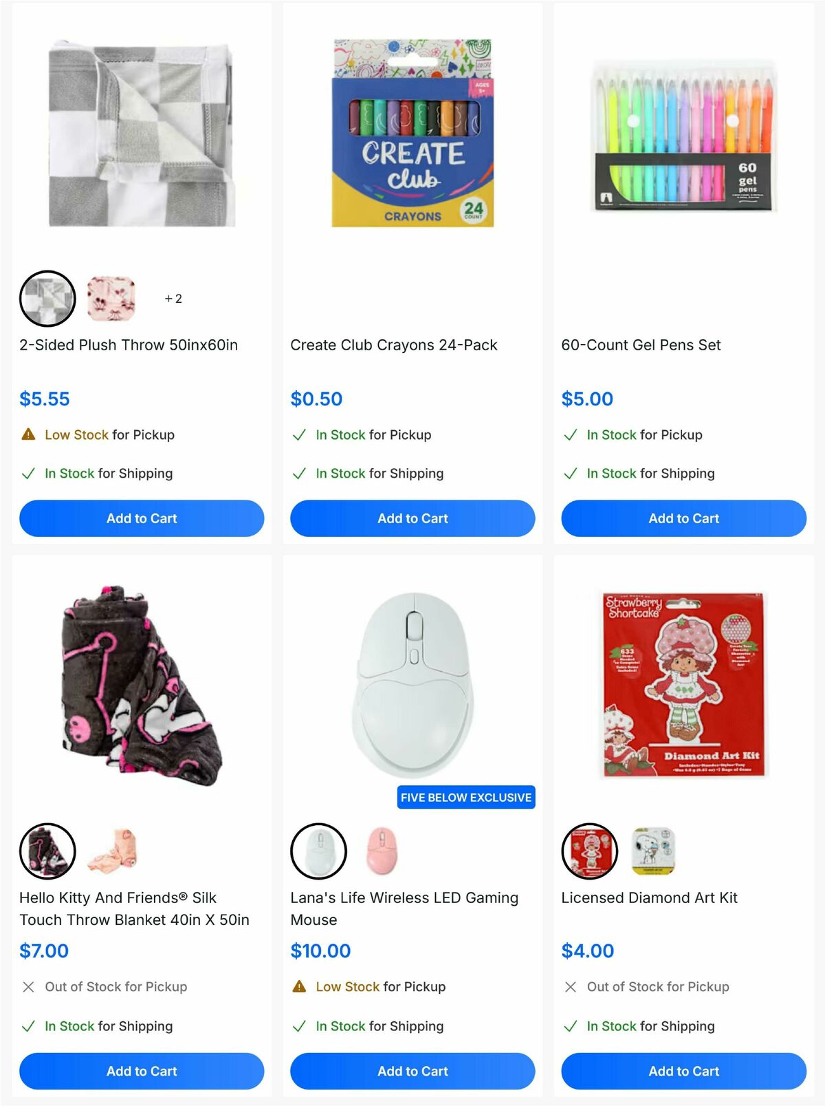Five Below Weekly Ad from August 6