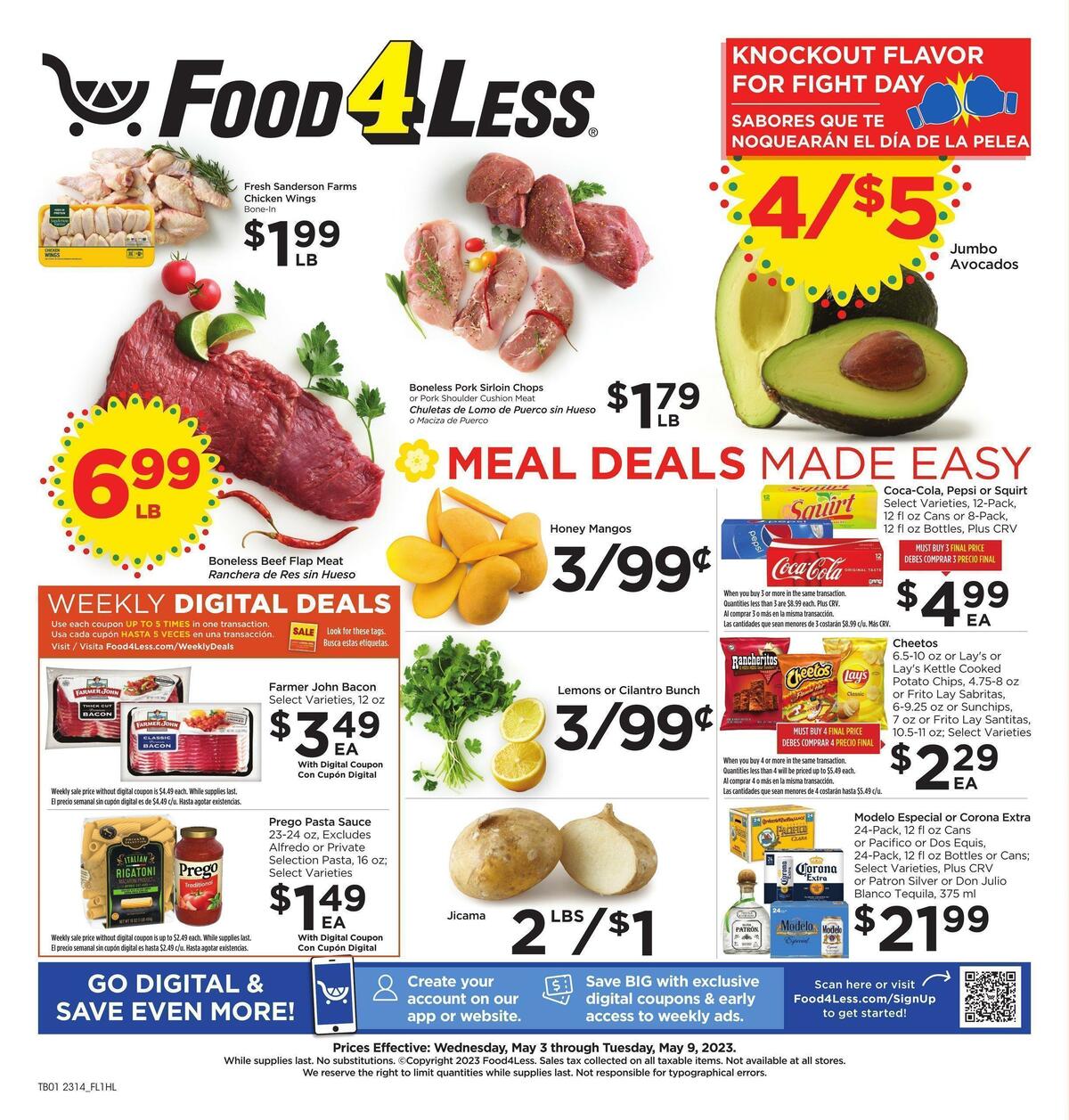 Food 4 Less Weekly Ad from May 3