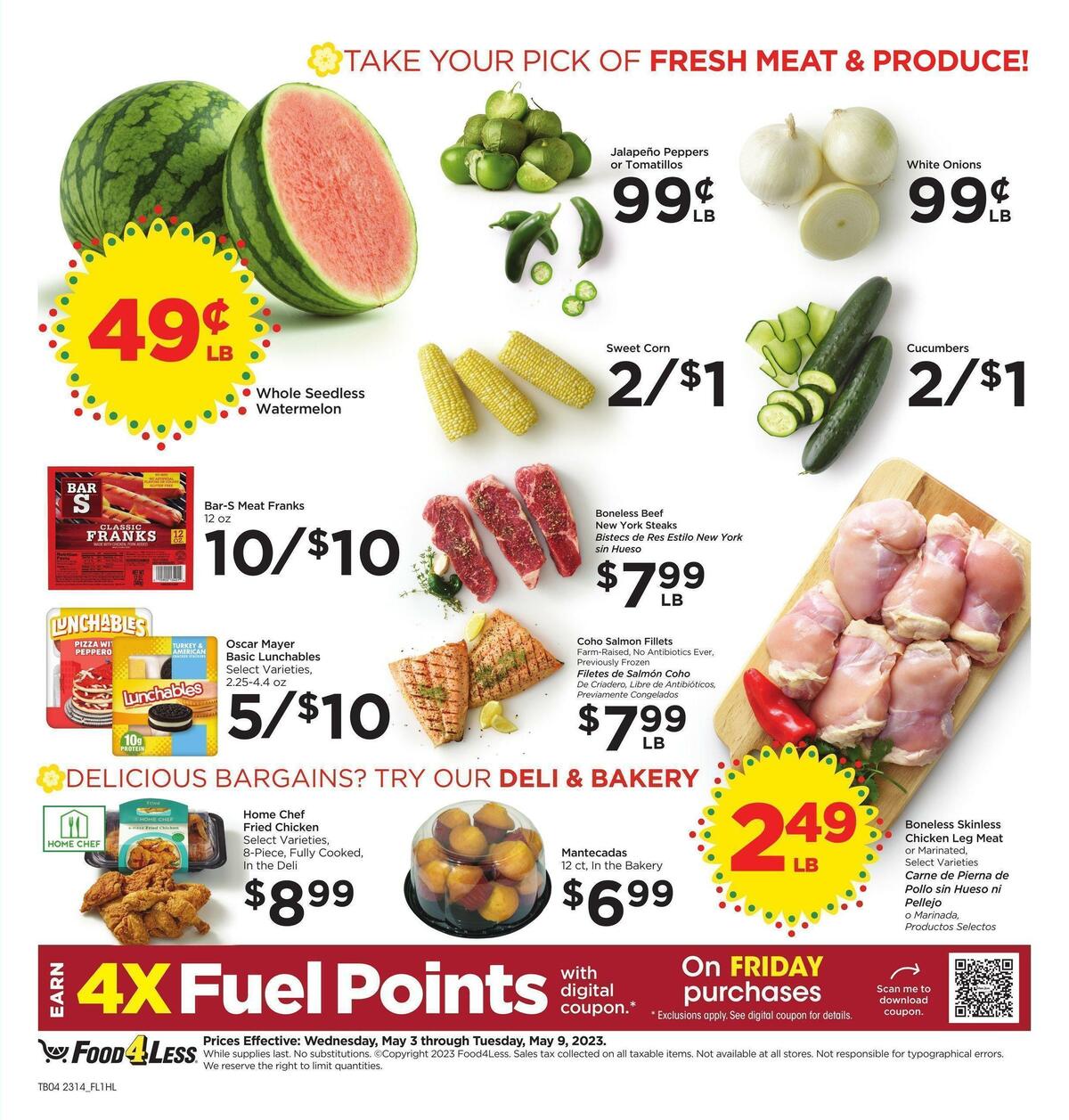 Food 4 Less Weekly Ad from May 3