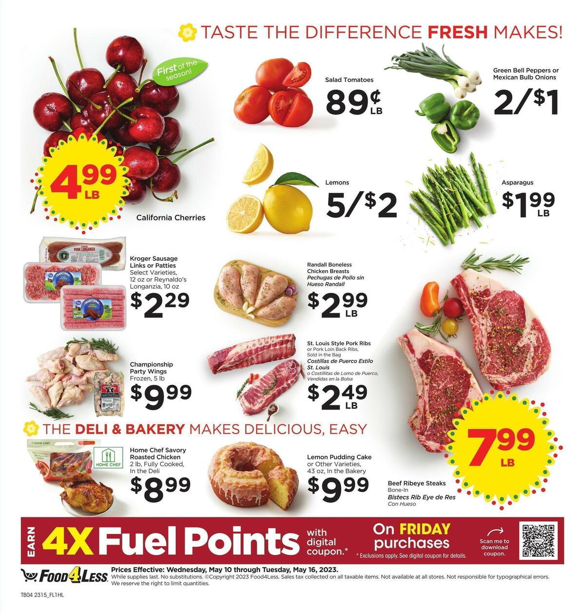 Food 4 Less Weekly Ad from May 10