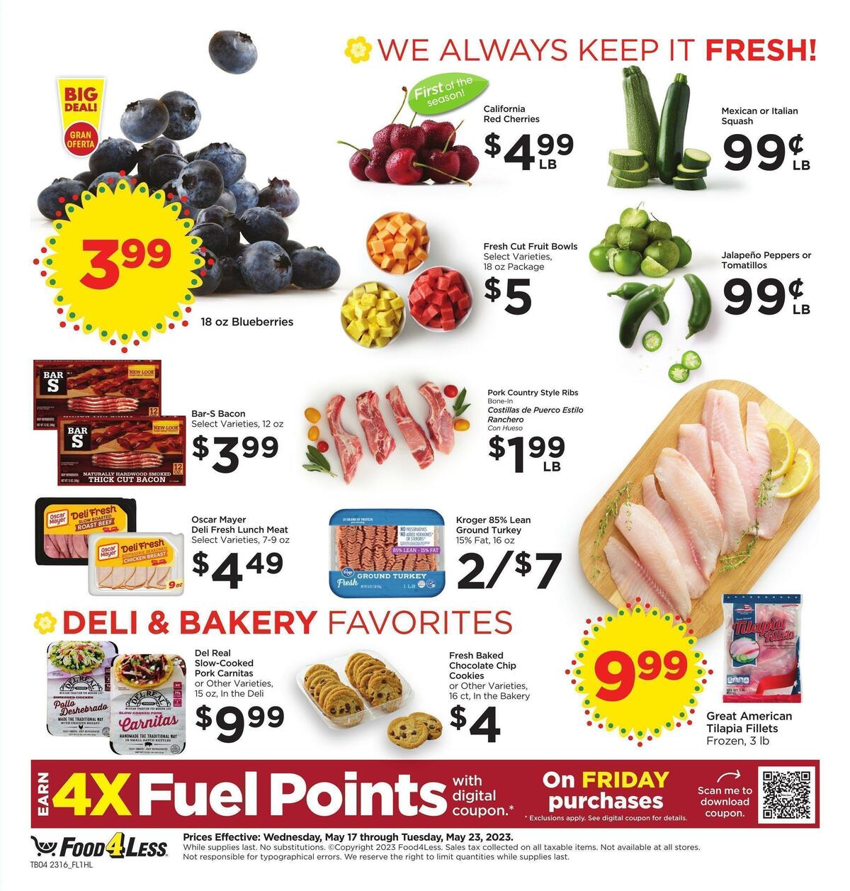 Food 4 Less Weekly Ad from May 17