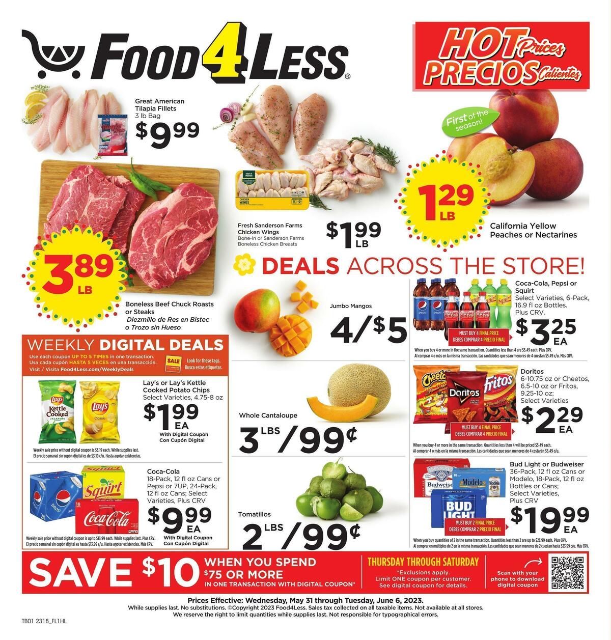 Food 4 Less Weekly Ad from May 31