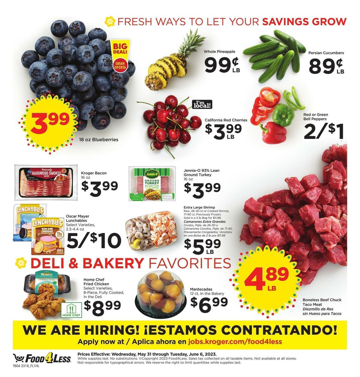 Food 4 Less Weekly Ad from May 31