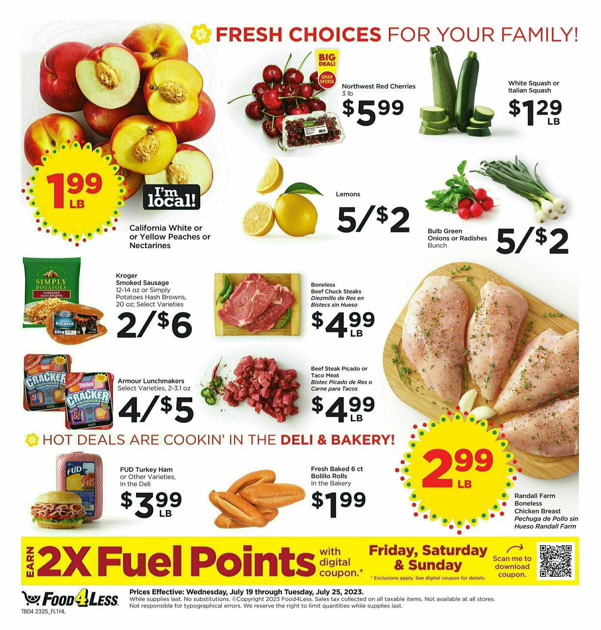 Food 4 Less Weekly Ad from July 19