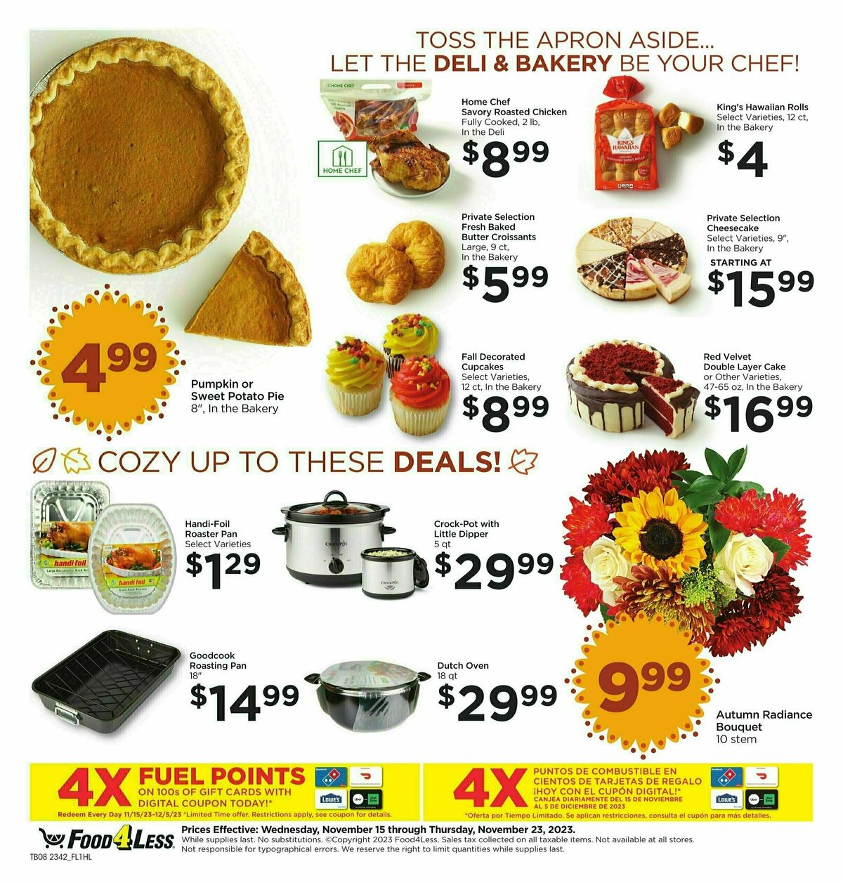 Food 4 Less Weekly Ad from November 15