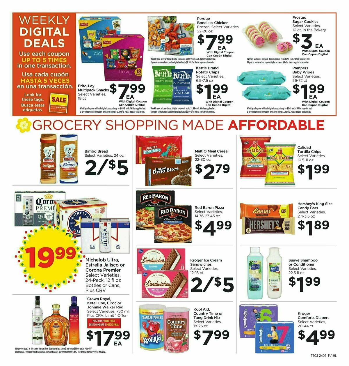 Food 4 Less Weekly Ad from March 6