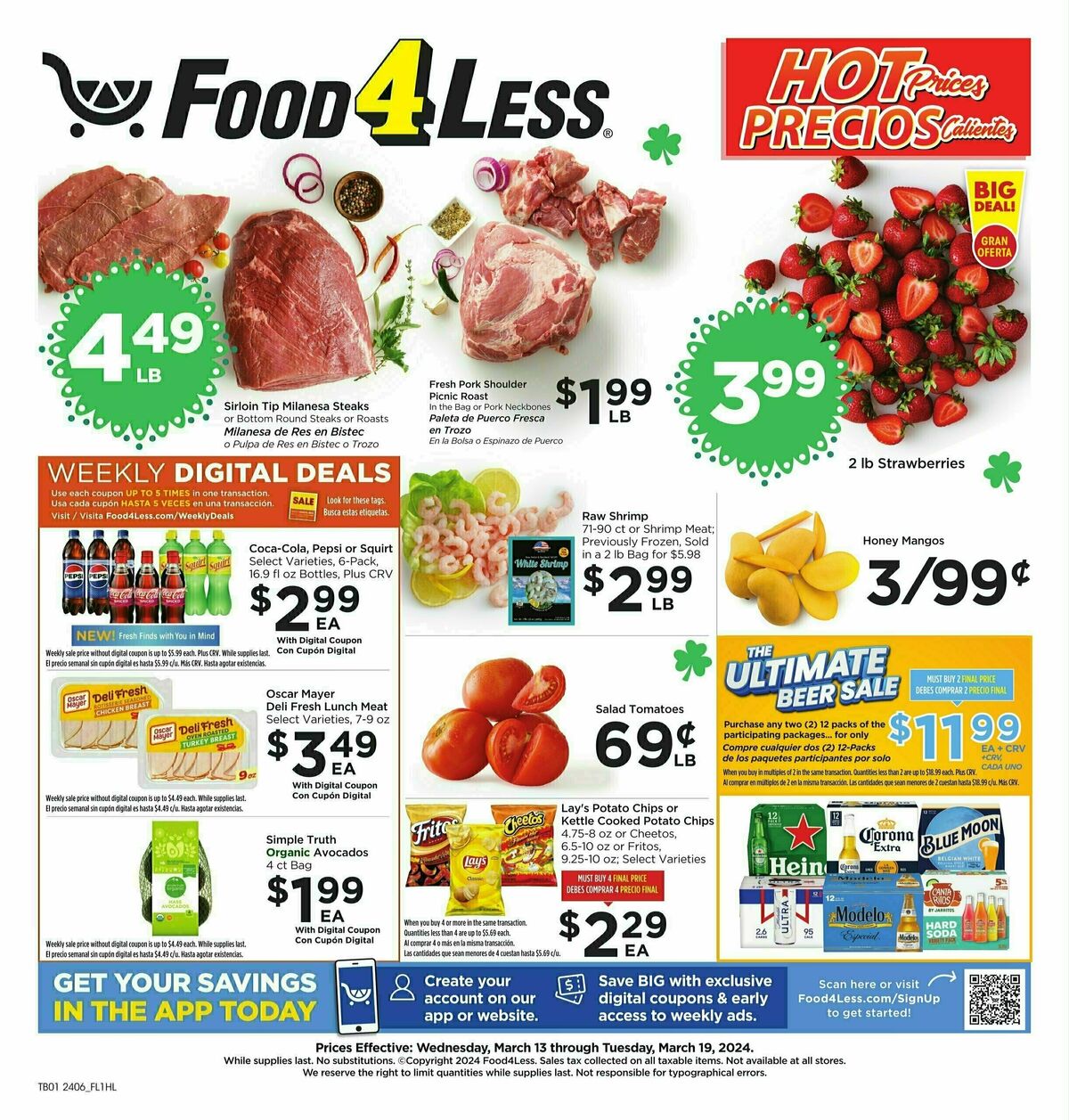 Food 4 Less Weekly Ad from March 13