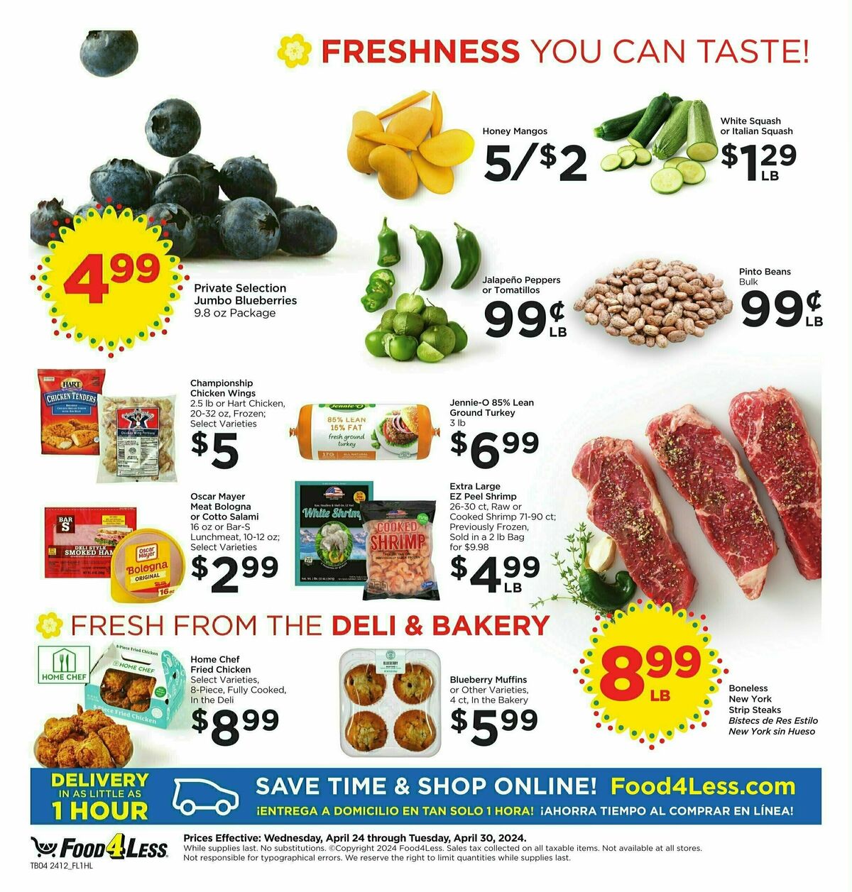 Food 4 Less Weekly Ad from April 24