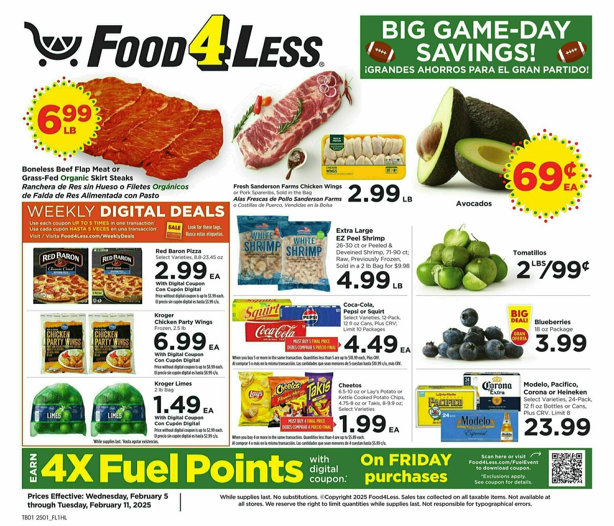 Food 4 Less Weekly Ad from February 5