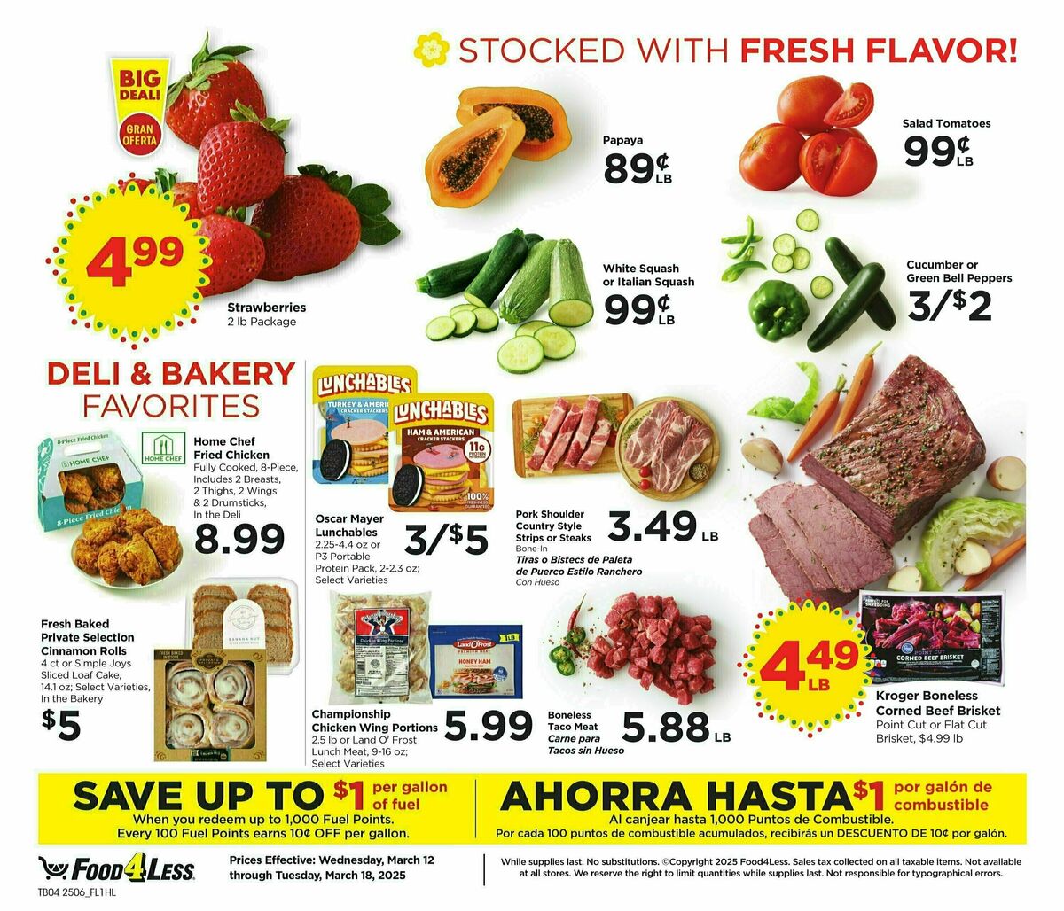 Food 4 Less Weekly Ad from March 12