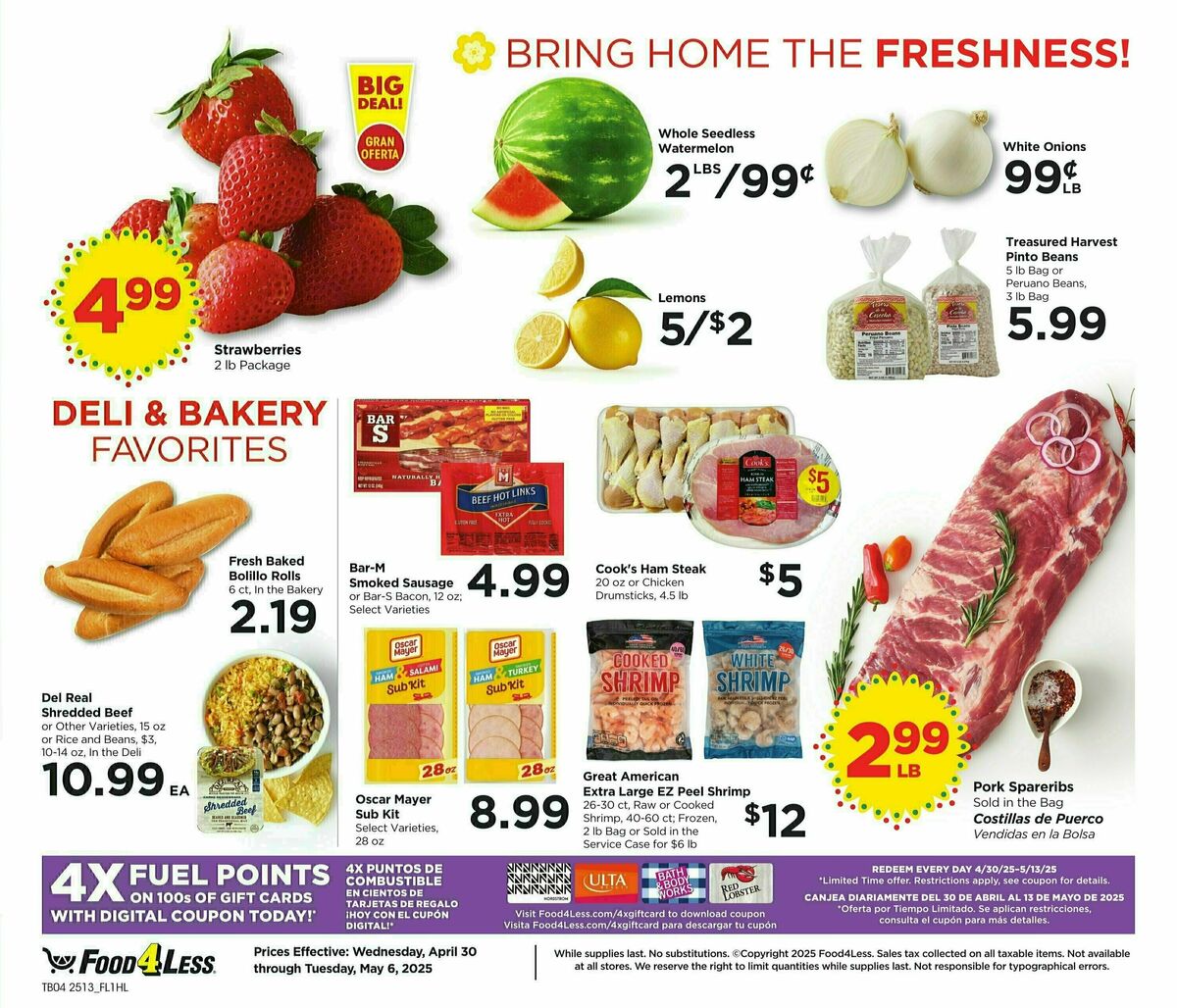 Food 4 Less Weekly Ad from April 30