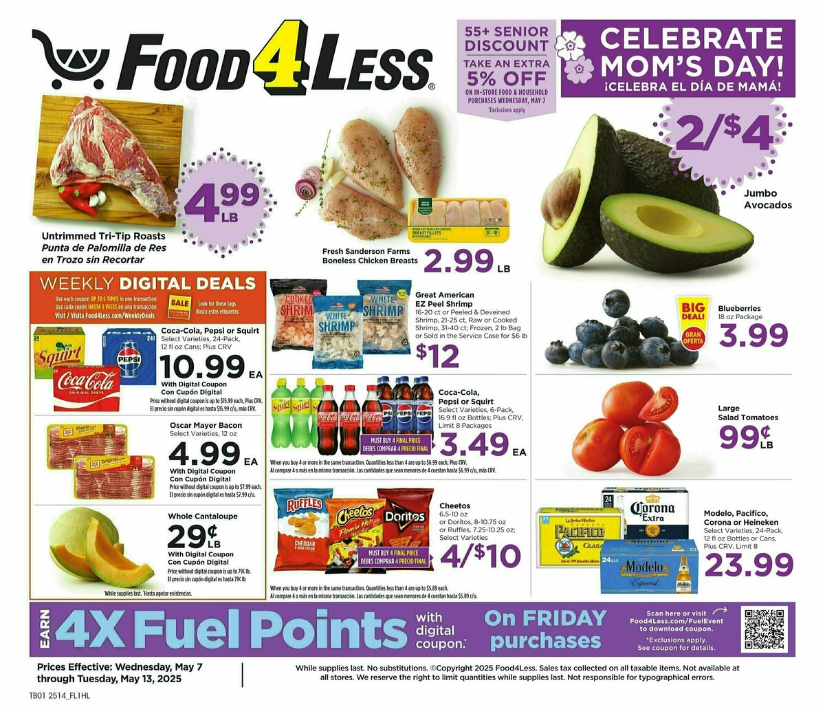Food 4 Less Weekly Ad from May 7
